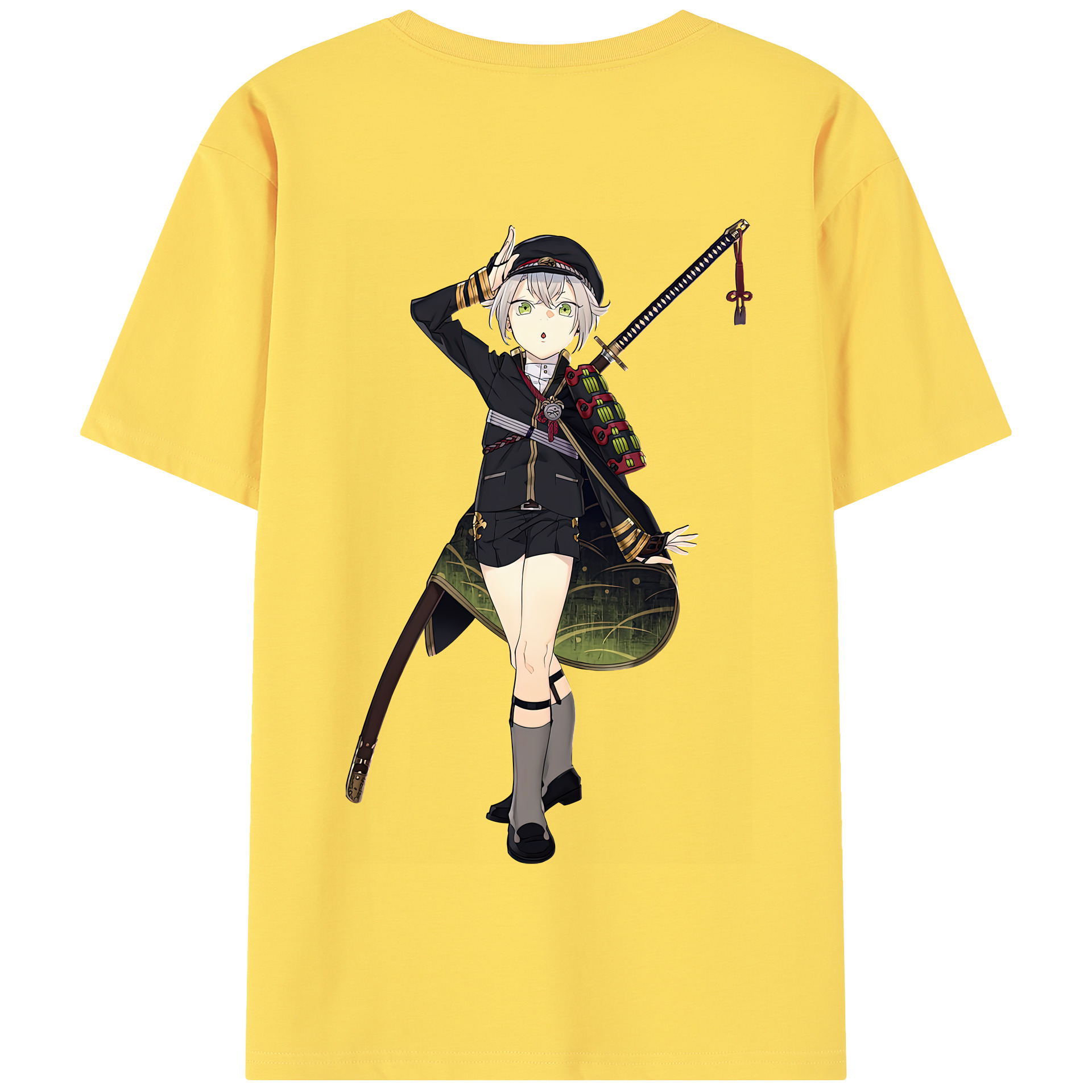 （画像用） 刀剣乱舞 Touken Ranbu 綿100％半袖Tシャツ（背面プリント）
