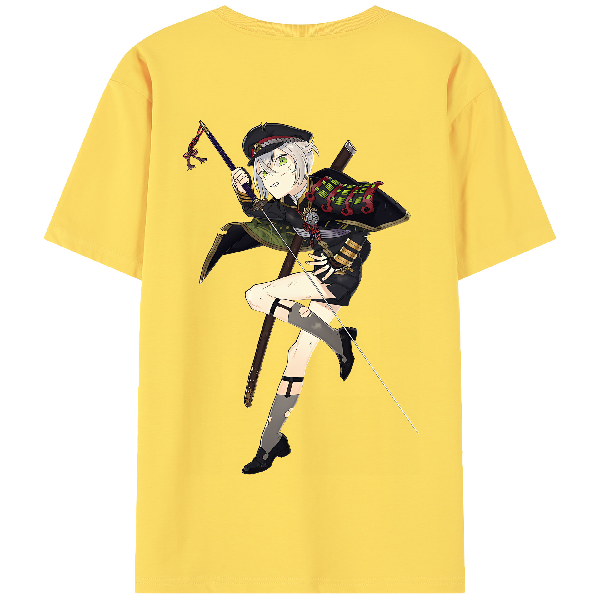 （画像用） 刀剣乱舞 Touken Ranbu 綿100％半袖Tシャツ（背面プリント）