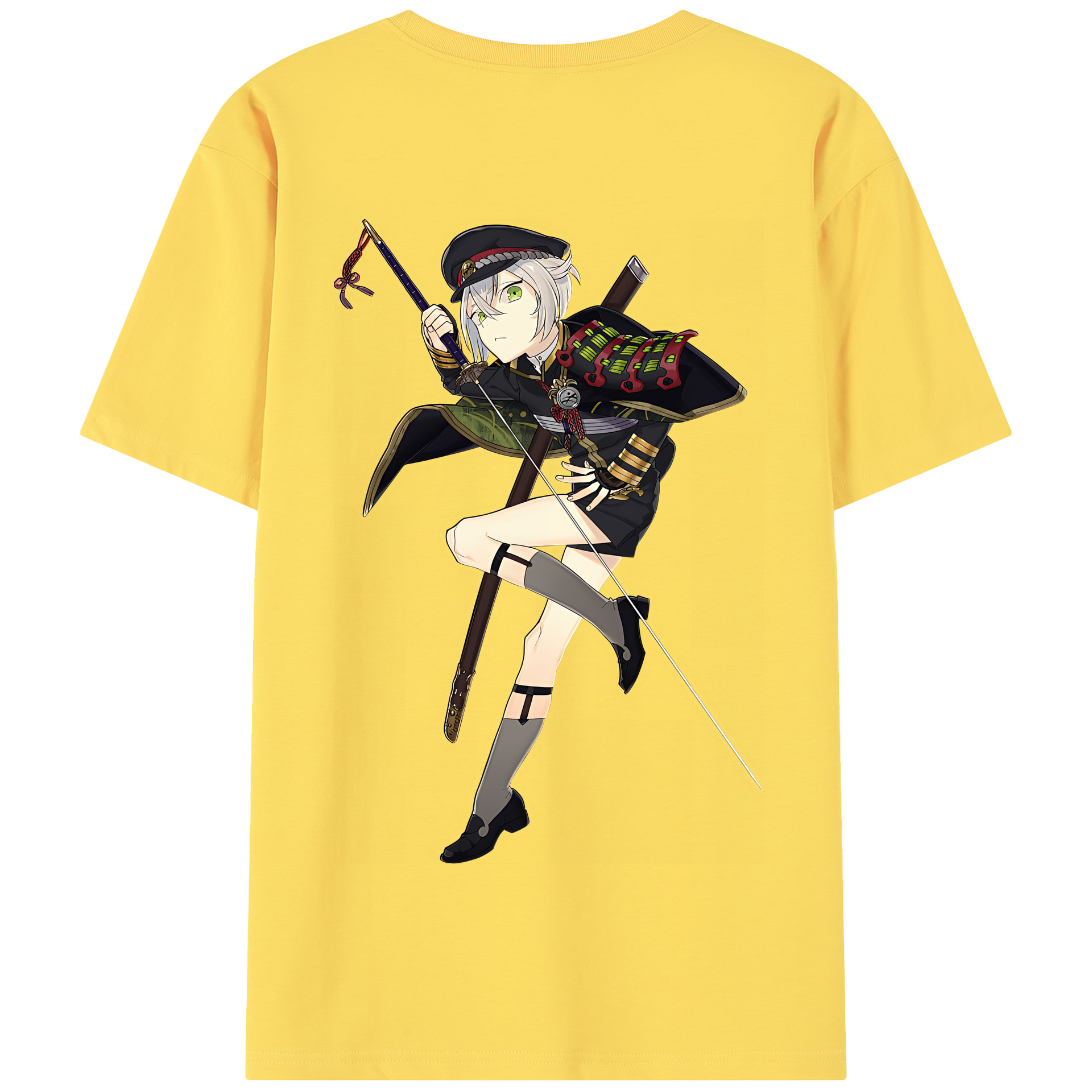 （画像用） 刀剣乱舞 Touken Ranbu 綿100％半袖Tシャツ（背面プリント）
