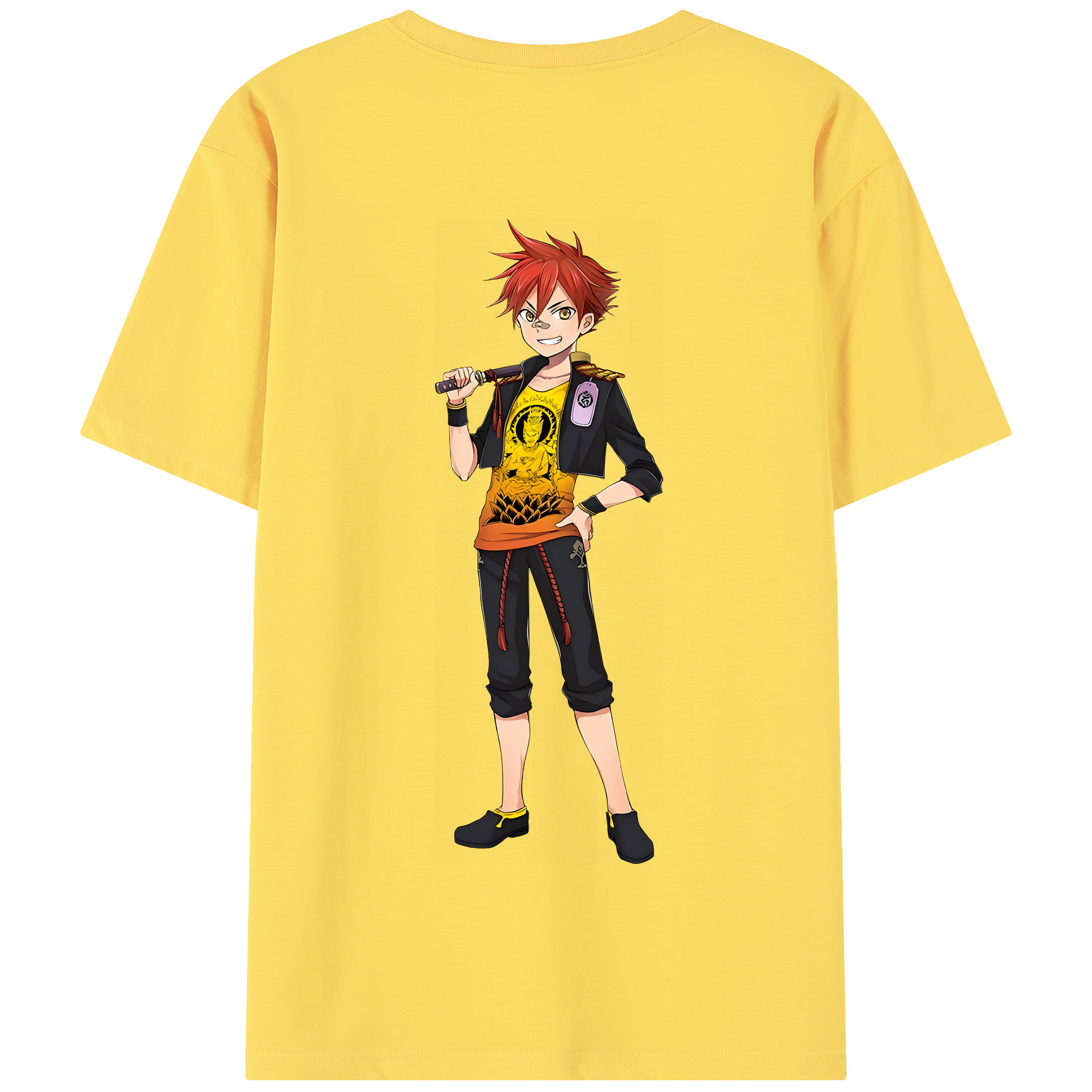 （画像用） 刀剣乱舞 Touken Ranbu 綿100％半袖Tシャツ（背面プリント）