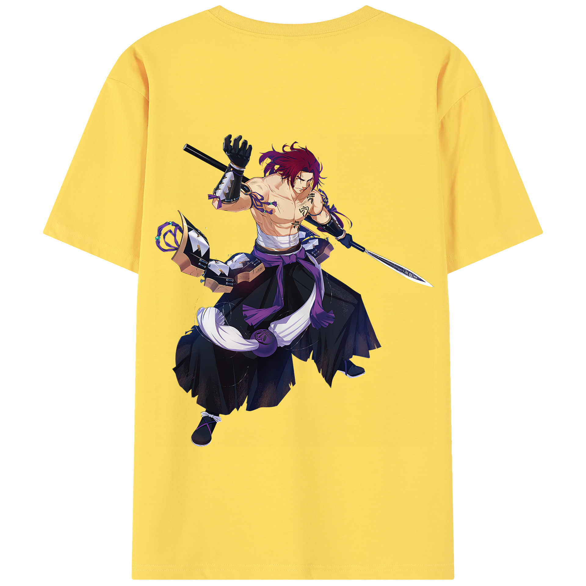 （画像用） 刀剣乱舞 Touken Ranbu 綿100％半袖Tシャツ（背面プリント）