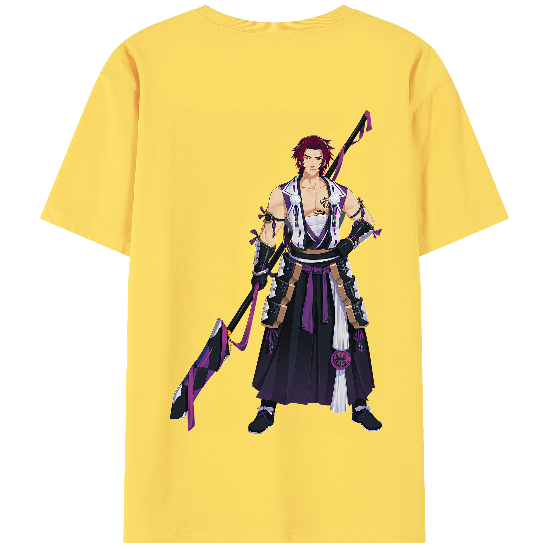 （画像用） 刀剣乱舞 Touken Ranbu 綿100％半袖Tシャツ（背面プリント）
