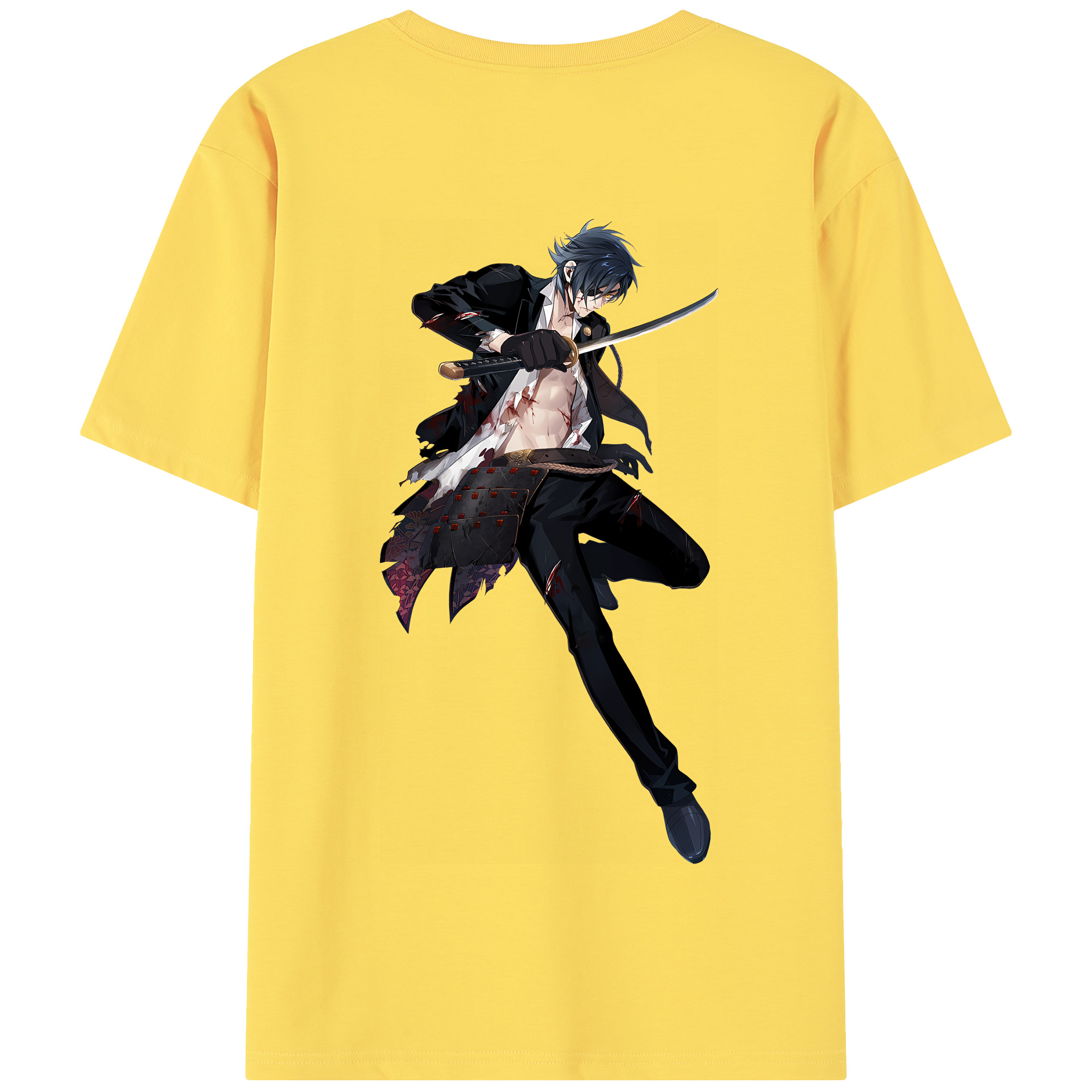 （画像用） 刀剣乱舞 Touken Ranbu 綿100％半袖Tシャツ（背面プリント）