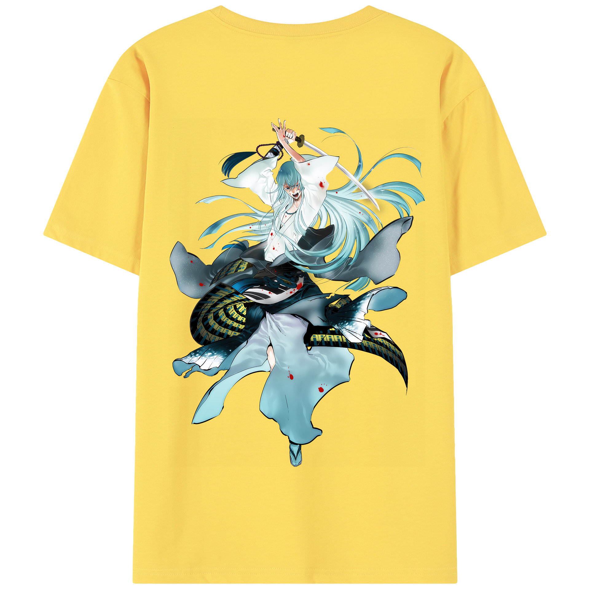 （画像用） 刀剣乱舞 Touken Ranbu 綿100％半袖Tシャツ（背面プリント）