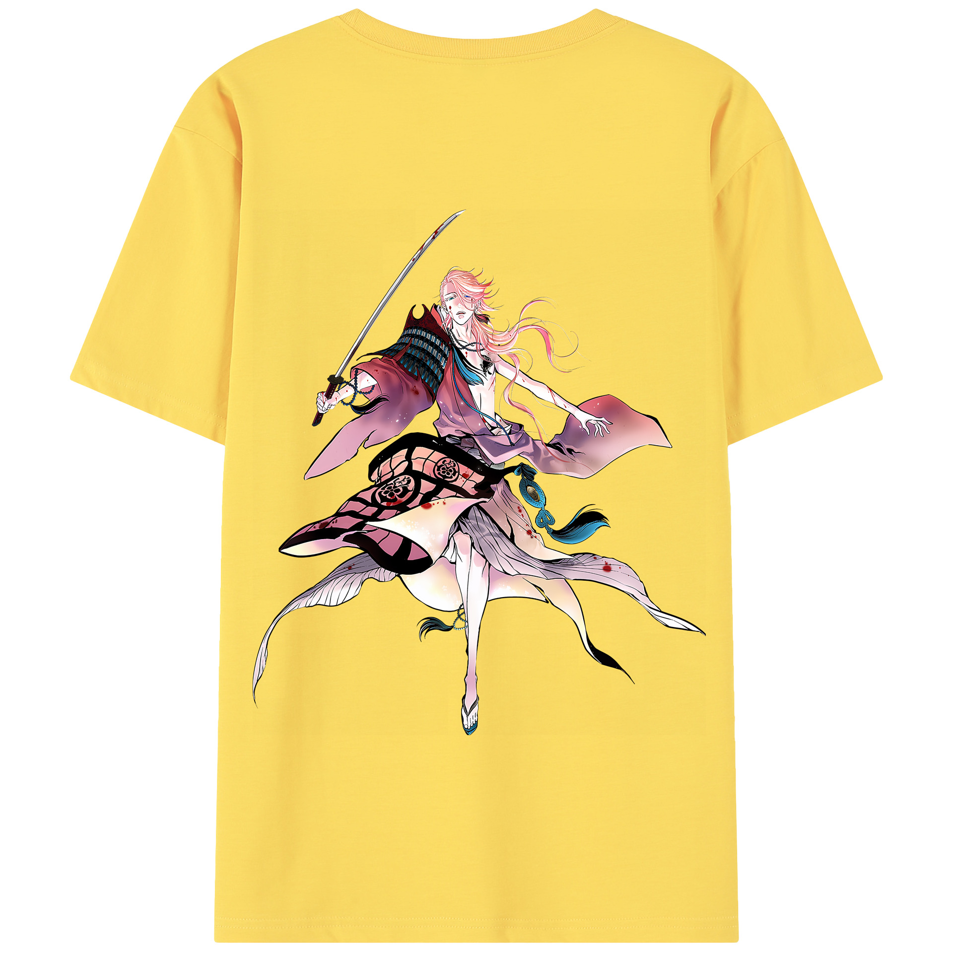 （画像用） 刀剣乱舞 Touken Ranbu 綿100％半袖Tシャツ（背面プリント）