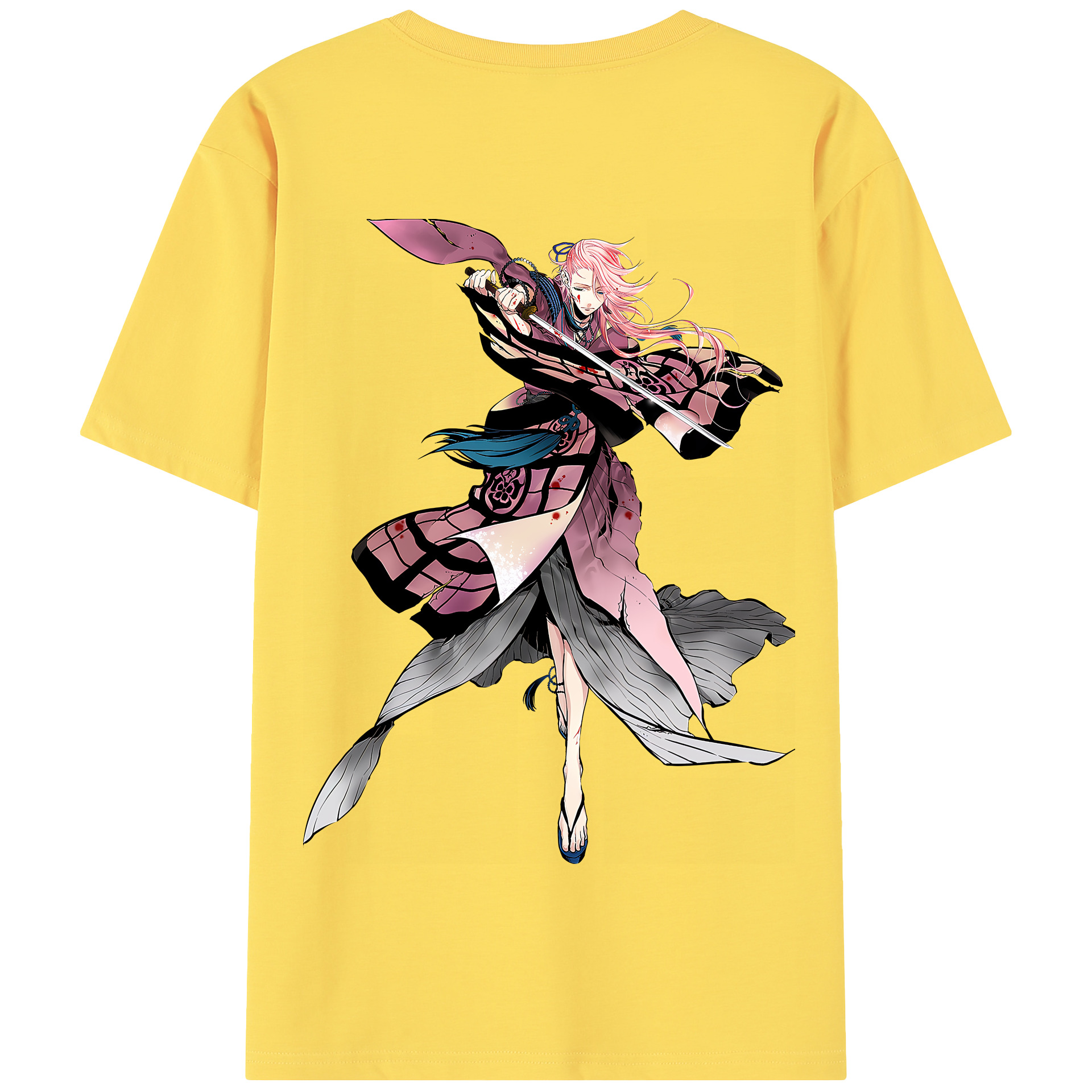 （画像用） 刀剣乱舞 Touken Ranbu 綿100％半袖Tシャツ（背面プリント）