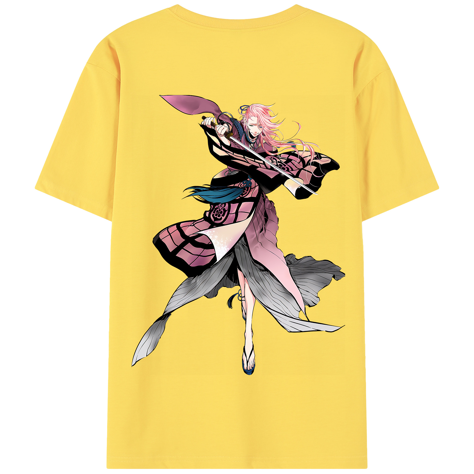 （画像用） 刀剣乱舞 Touken Ranbu 綿100％半袖Tシャツ（背面プリント）