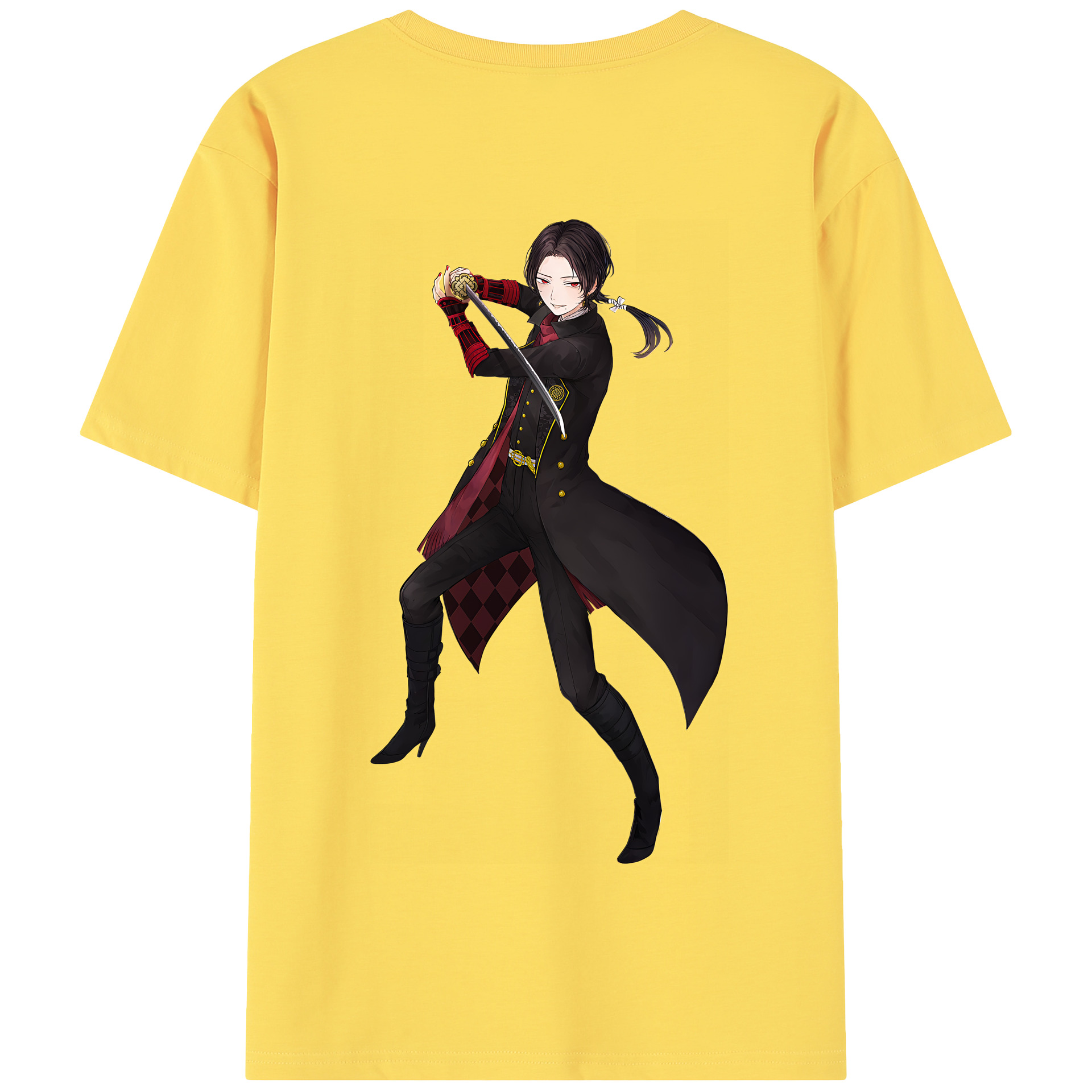 （画像用） 刀剣乱舞 Touken Ranbu 綿100％半袖Tシャツ（背面プリント）