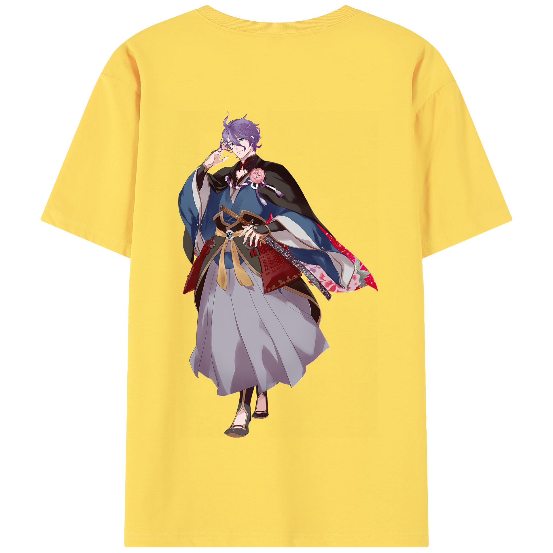 （画像用） 刀剣乱舞 Touken Ranbu 綿100％半袖Tシャツ（背面プリント）