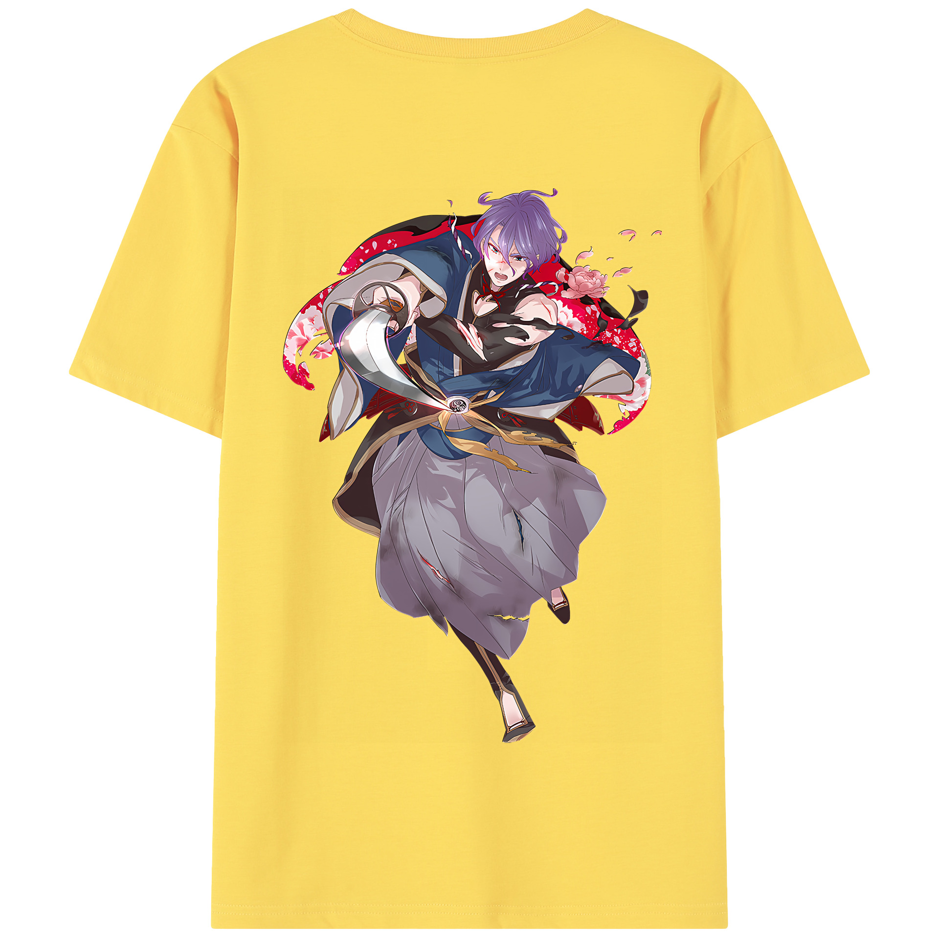 （画像用） 刀剣乱舞 Touken Ranbu 綿100％半袖Tシャツ（背面プリント）