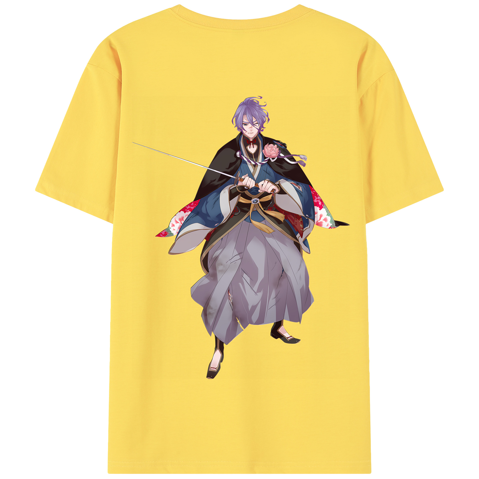 （画像用） 刀剣乱舞 Touken Ranbu 綿100％半袖Tシャツ（背面プリント）