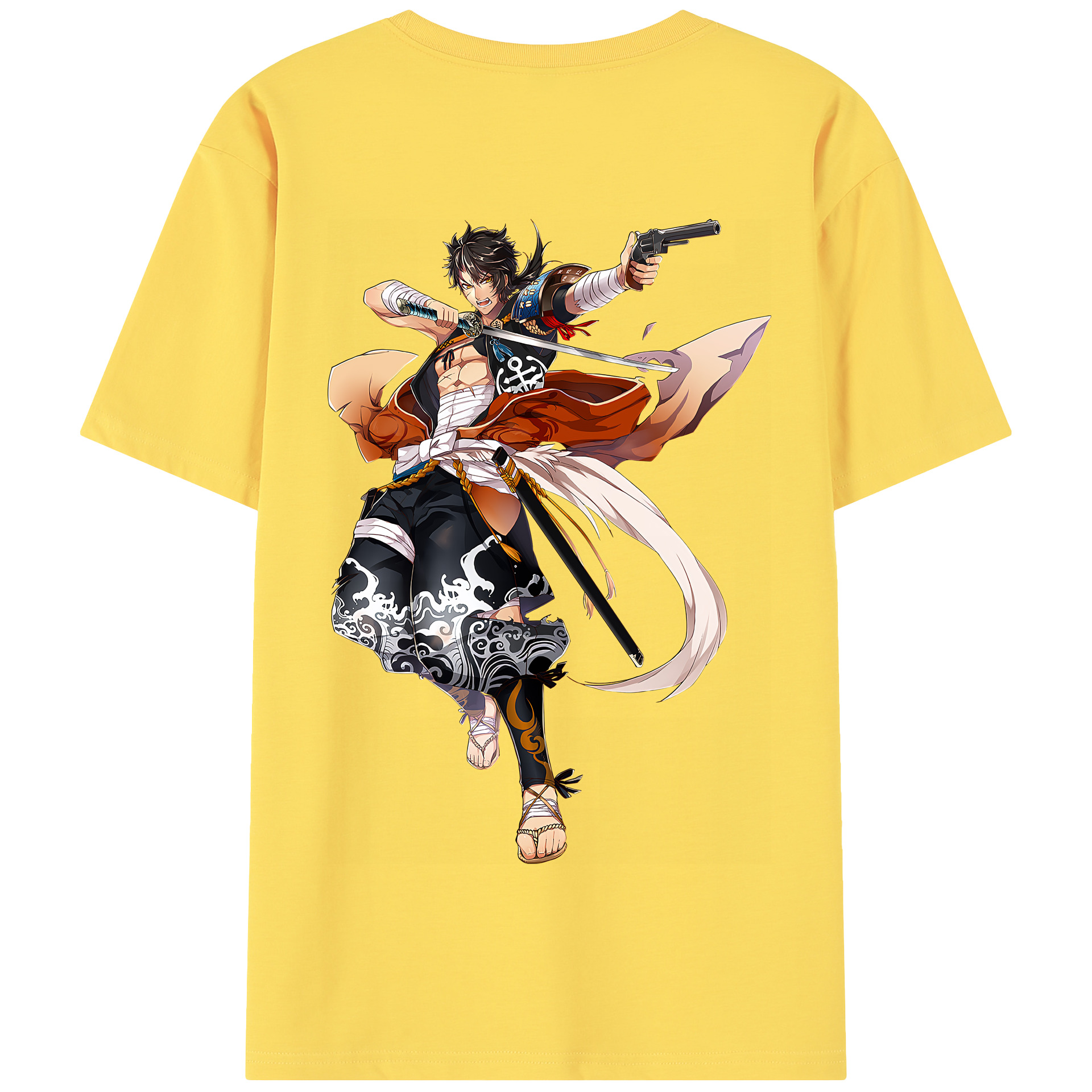 （画像用） 刀剣乱舞 Touken Ranbu 綿100％半袖Tシャツ（背面プリント）