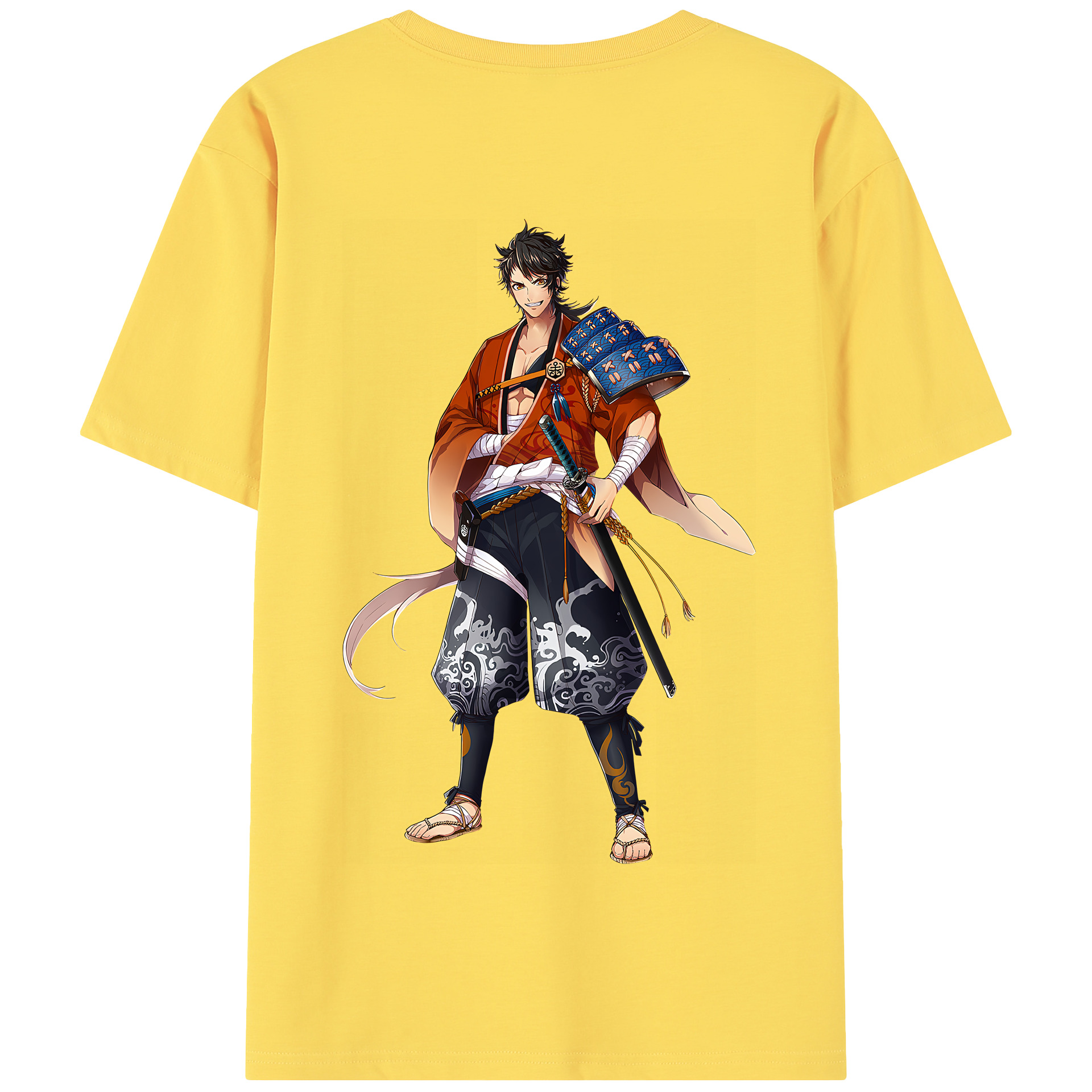 （画像用） 刀剣乱舞 Touken Ranbu 綿100％半袖Tシャツ（背面プリント）