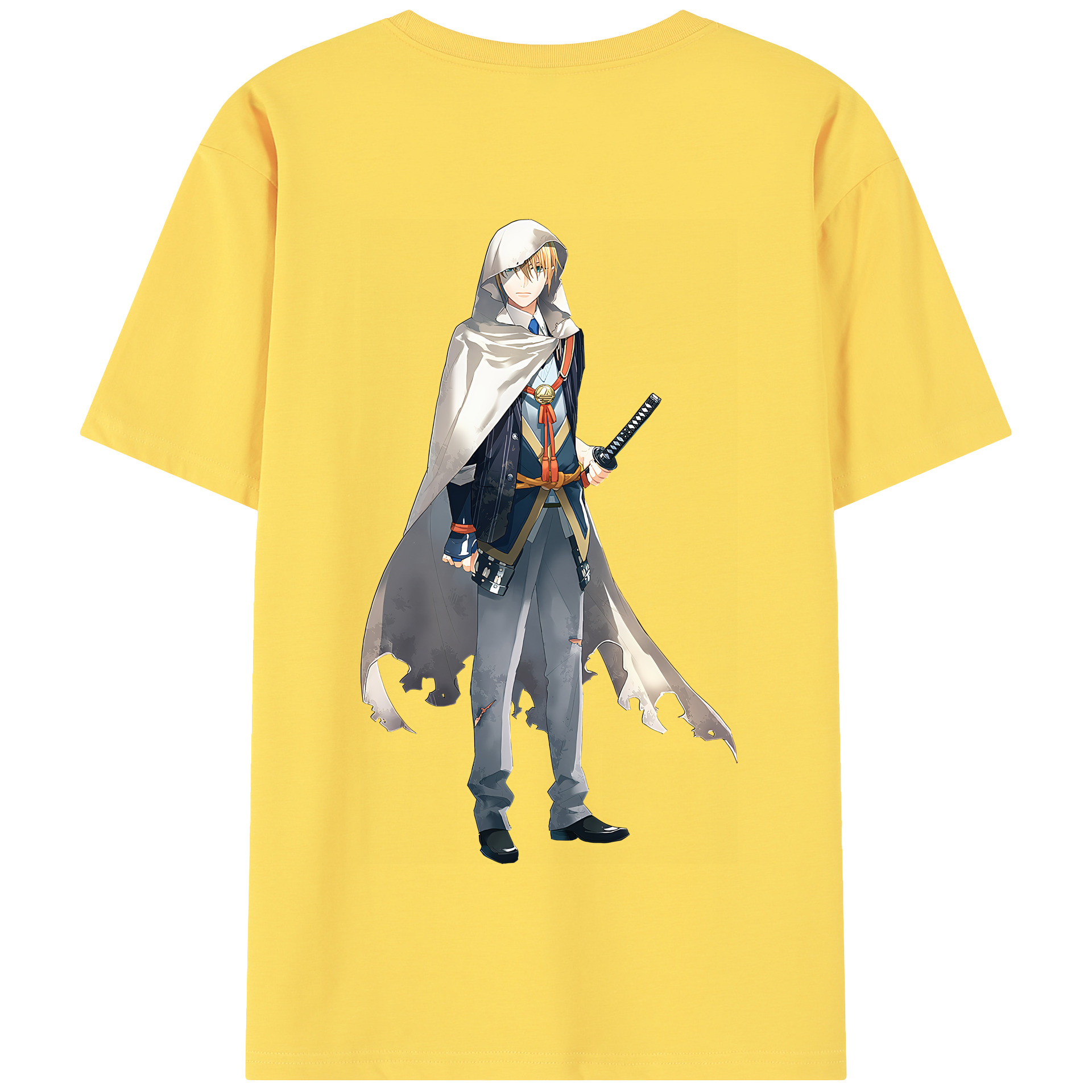 （画像用） 刀剣乱舞 Touken Ranbu 綿100％半袖Tシャツ（背面プリント）
