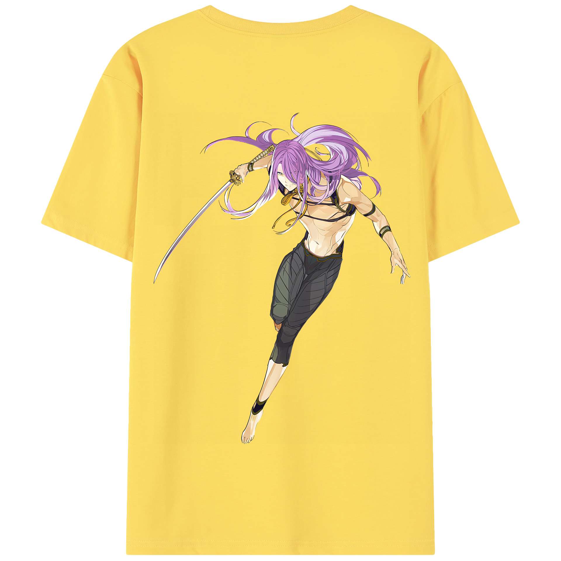 （画像用） 刀剣乱舞 Touken Ranbu 綿100％半袖Tシャツ（背面プリント）