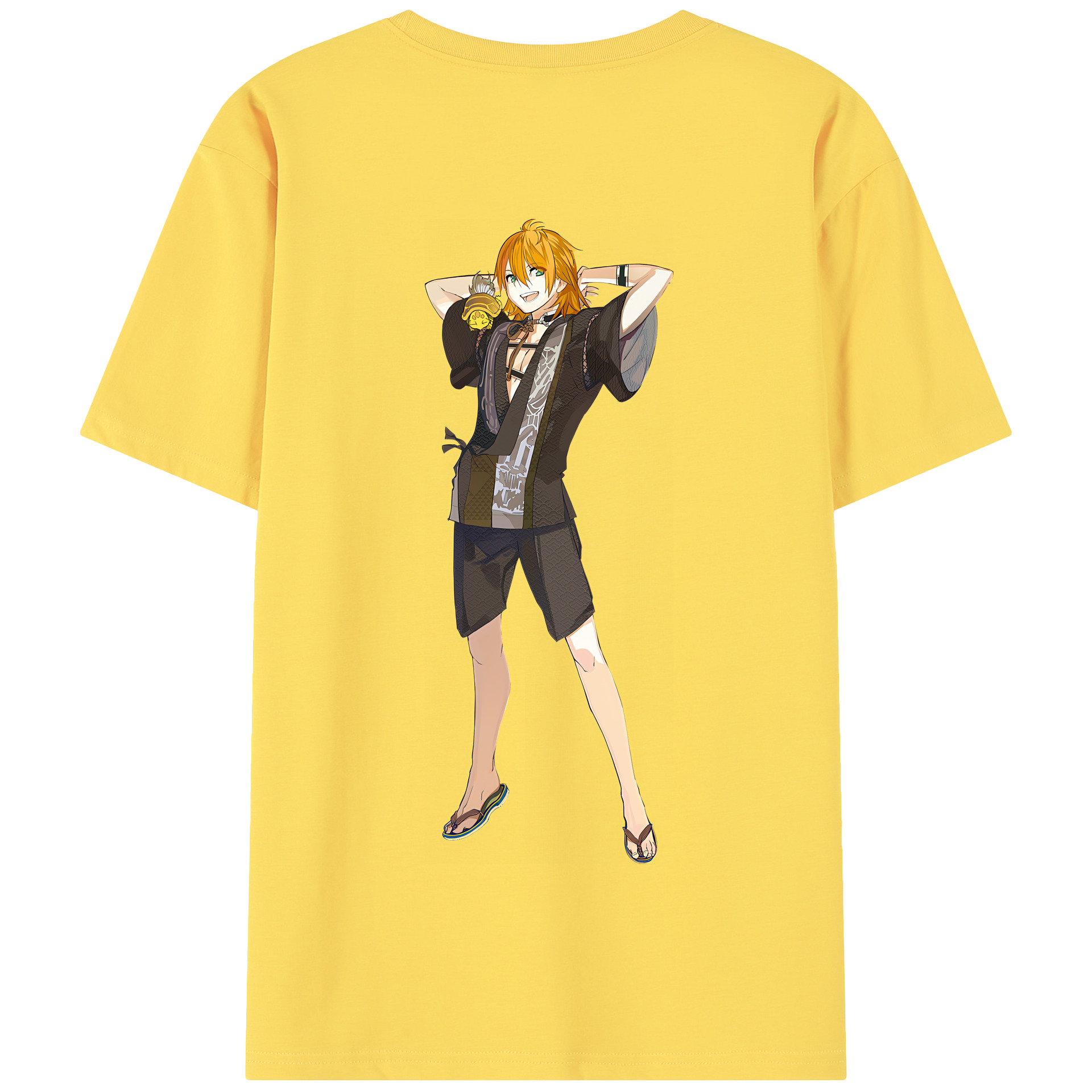 （画像用） 刀剣乱舞 Touken Ranbu 綿100％半袖Tシャツ（背面プリント）