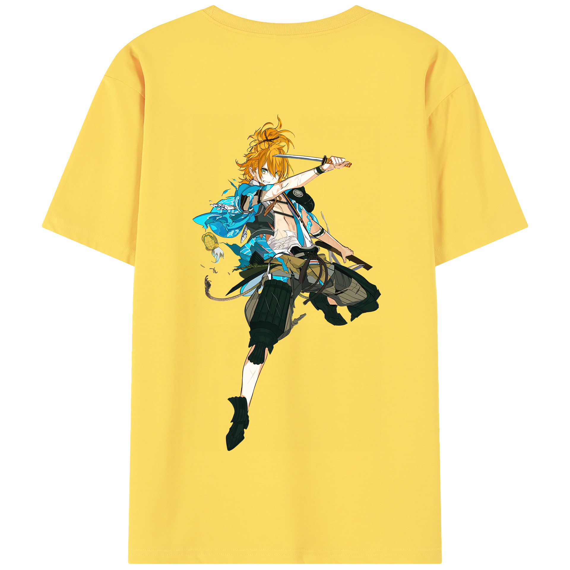 （画像用） 刀剣乱舞 Touken Ranbu 綿100％半袖Tシャツ（背面プリント）