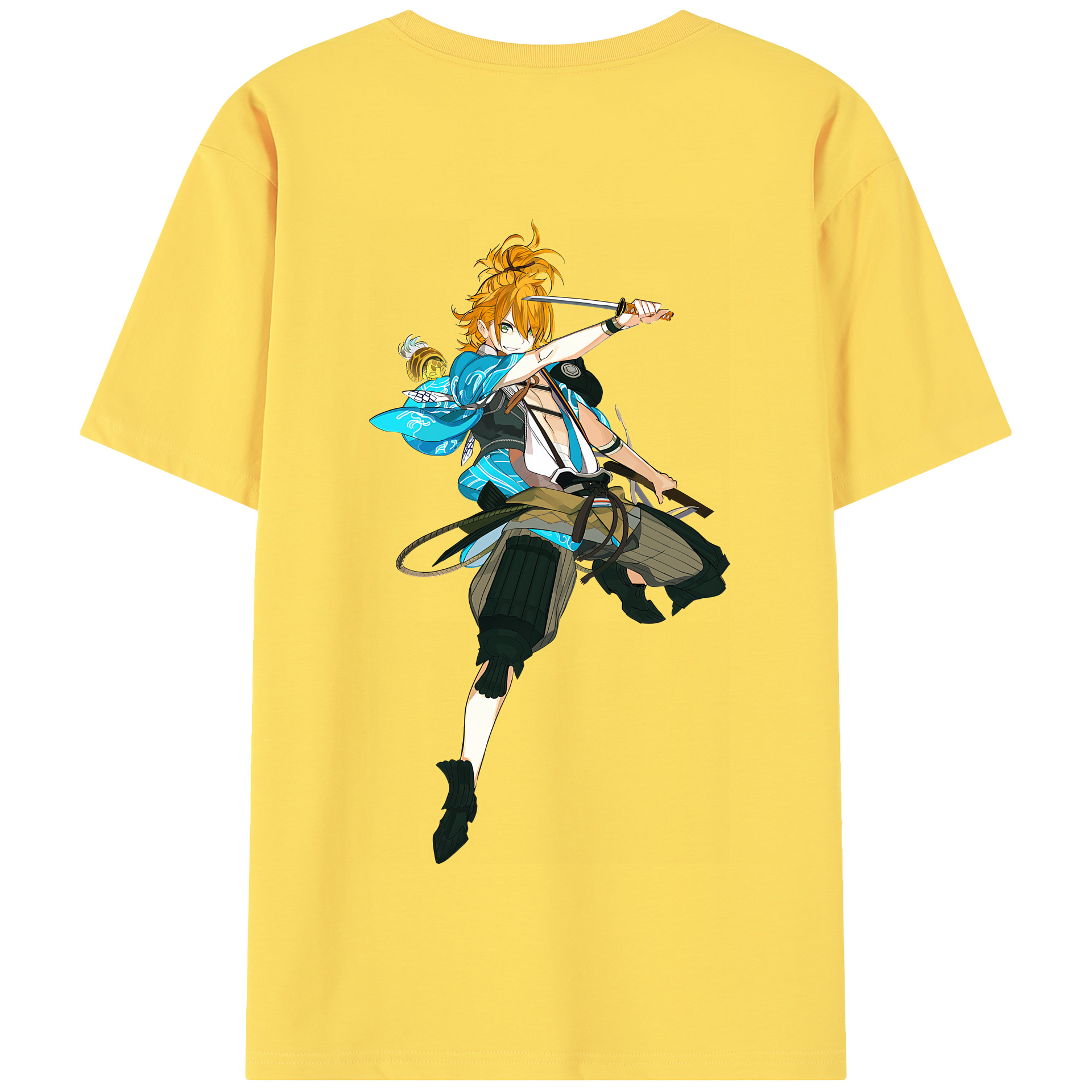 （画像用） 刀剣乱舞 Touken Ranbu 綿100％半袖Tシャツ（背面プリント）