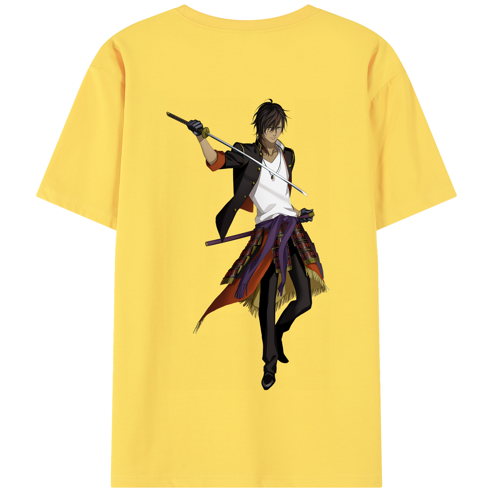 （画像用） 刀剣乱舞 Touken Ranbu 綿100％半袖Tシャツ（背面プリント）