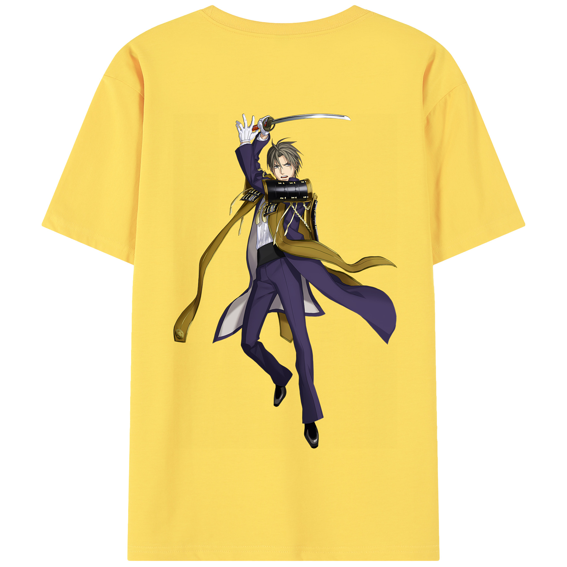 （画像用） 刀剣乱舞 Touken Ranbu 綿100％半袖Tシャツ（背面プリント）