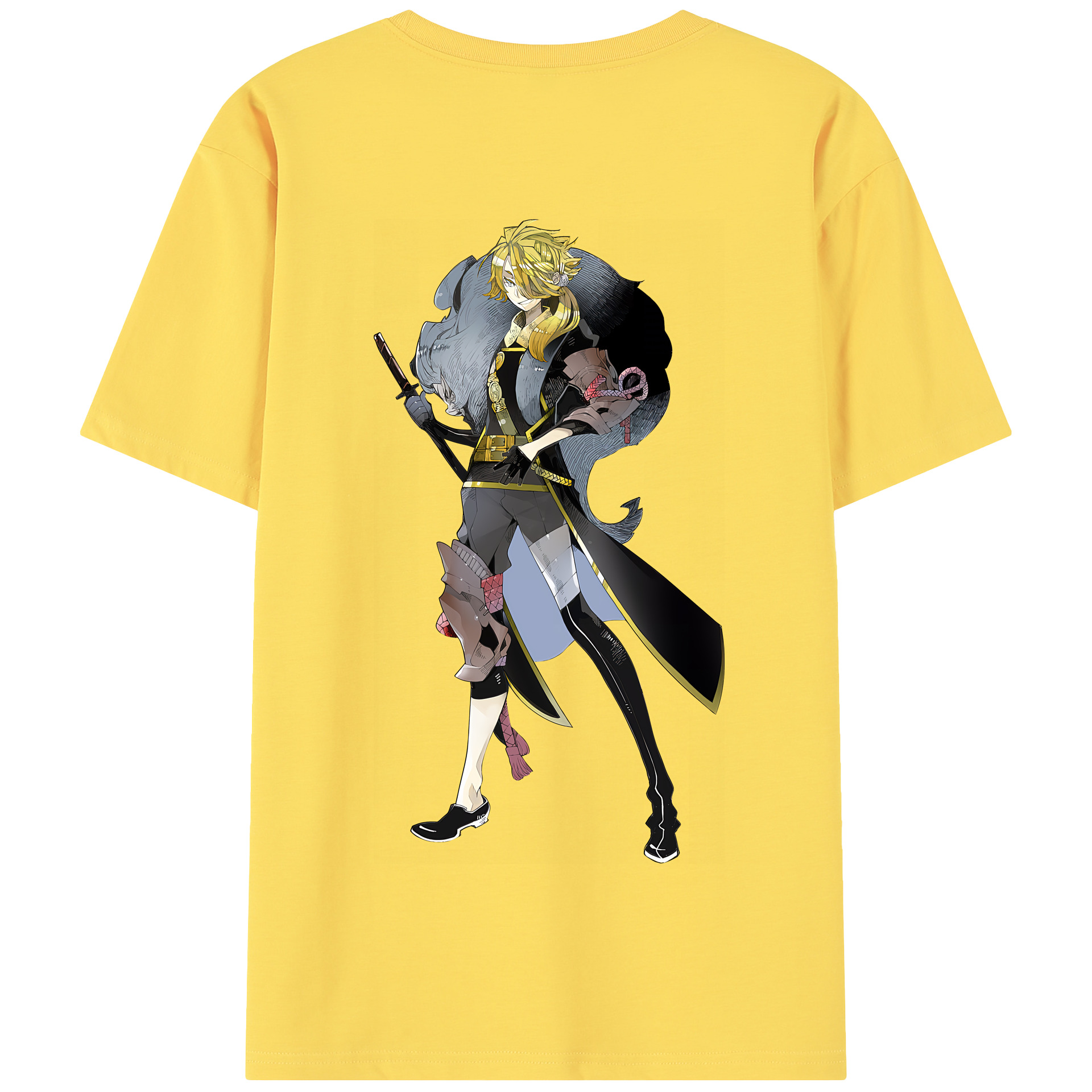 （画像用） 刀剣乱舞 Touken Ranbu 綿100％半袖Tシャツ（背面プリント）