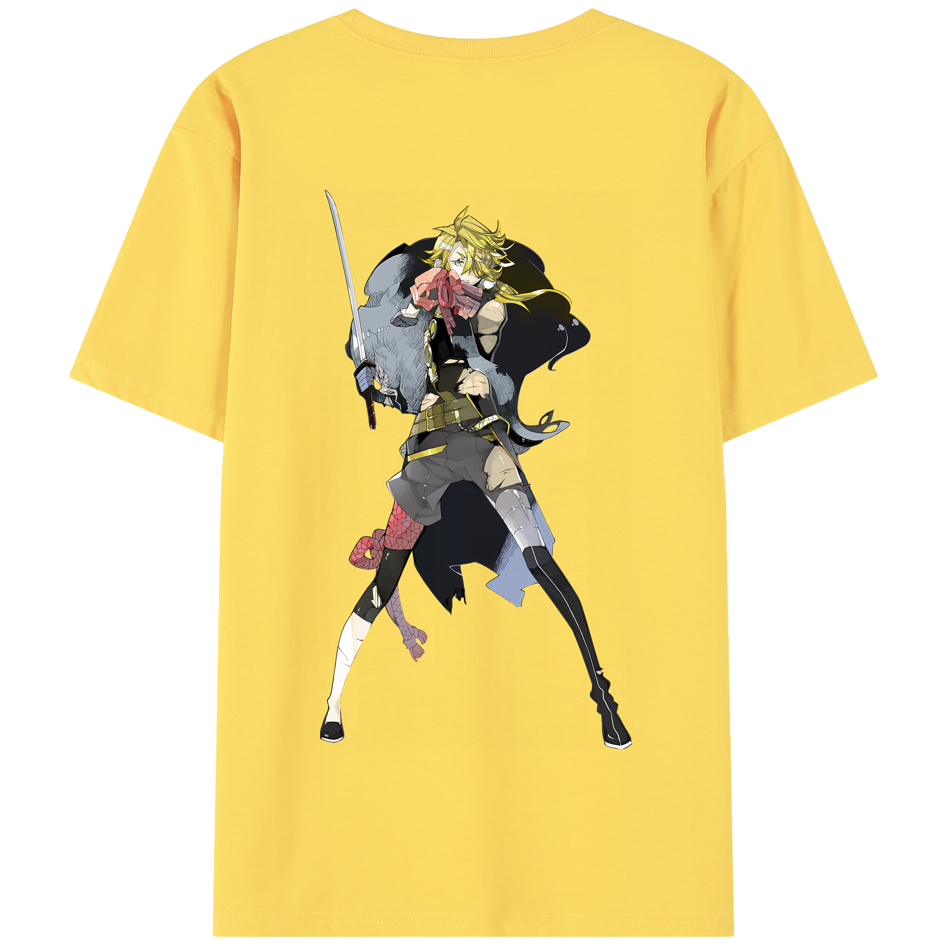 （画像用） 刀剣乱舞 Touken Ranbu 綿100％半袖Tシャツ（背面プリント）