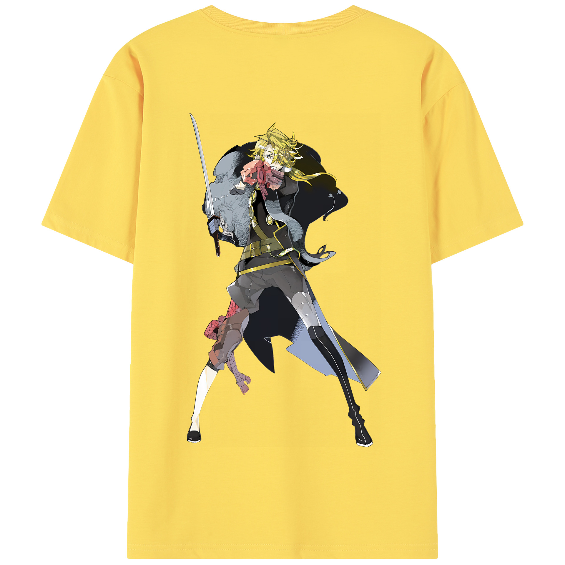 （画像用） 刀剣乱舞 Touken Ranbu 綿100％半袖Tシャツ（背面プリント）