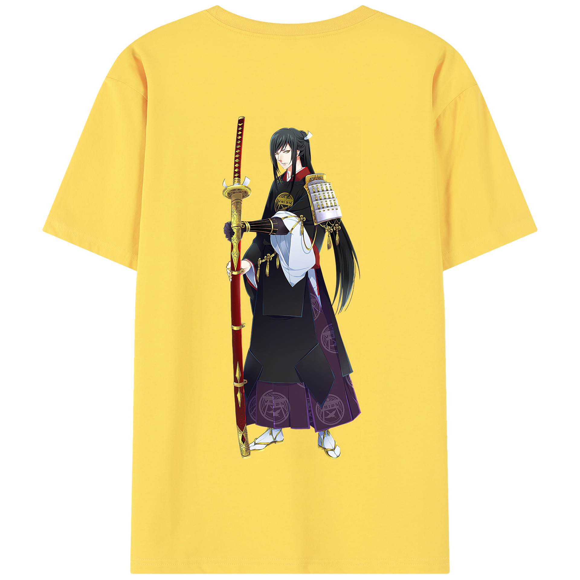 （画像用） 刀剣乱舞 Touken Ranbu 綿100％半袖Tシャツ（背面プリント）