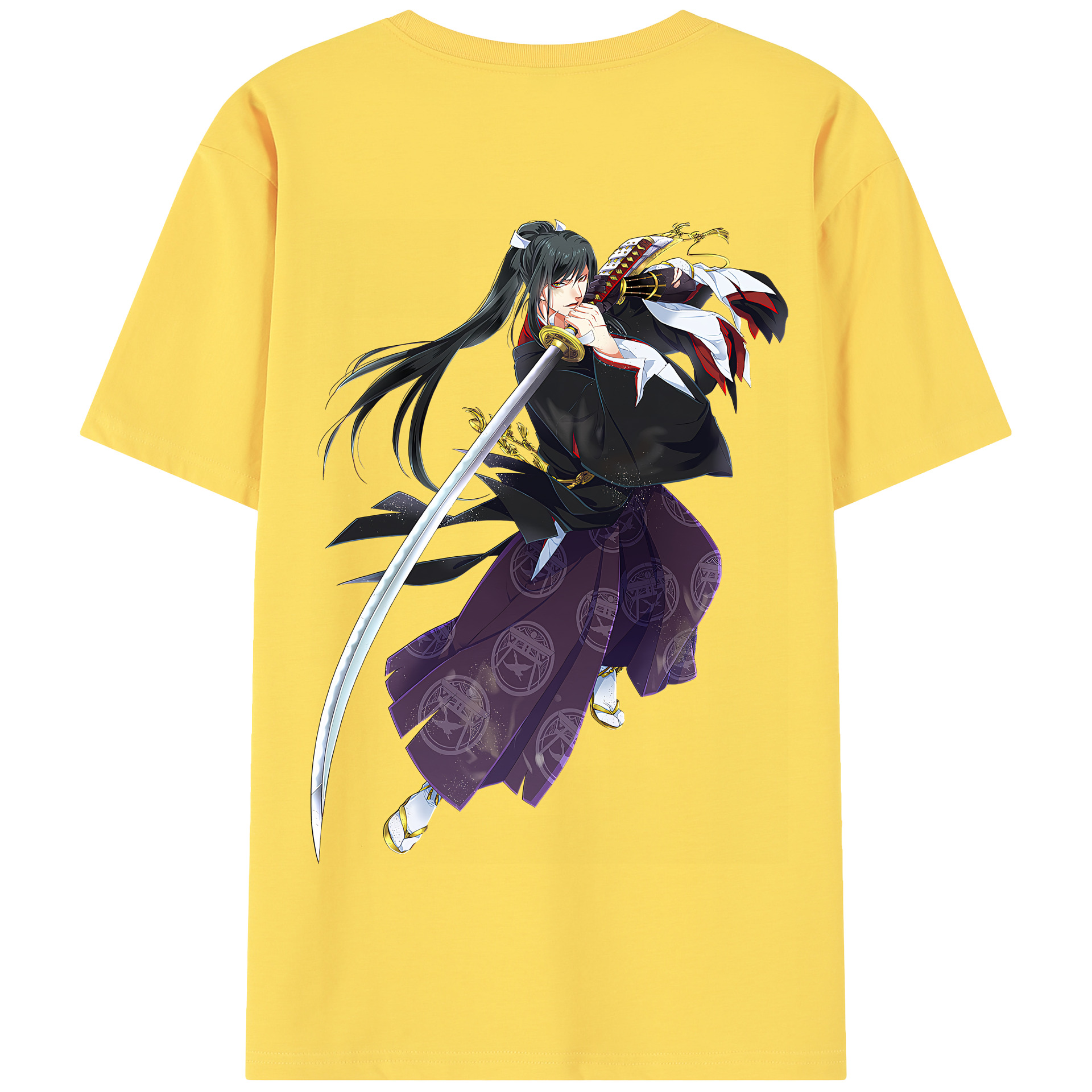 （画像用） 刀剣乱舞 Touken Ranbu 綿100％半袖Tシャツ（背面プリント）
