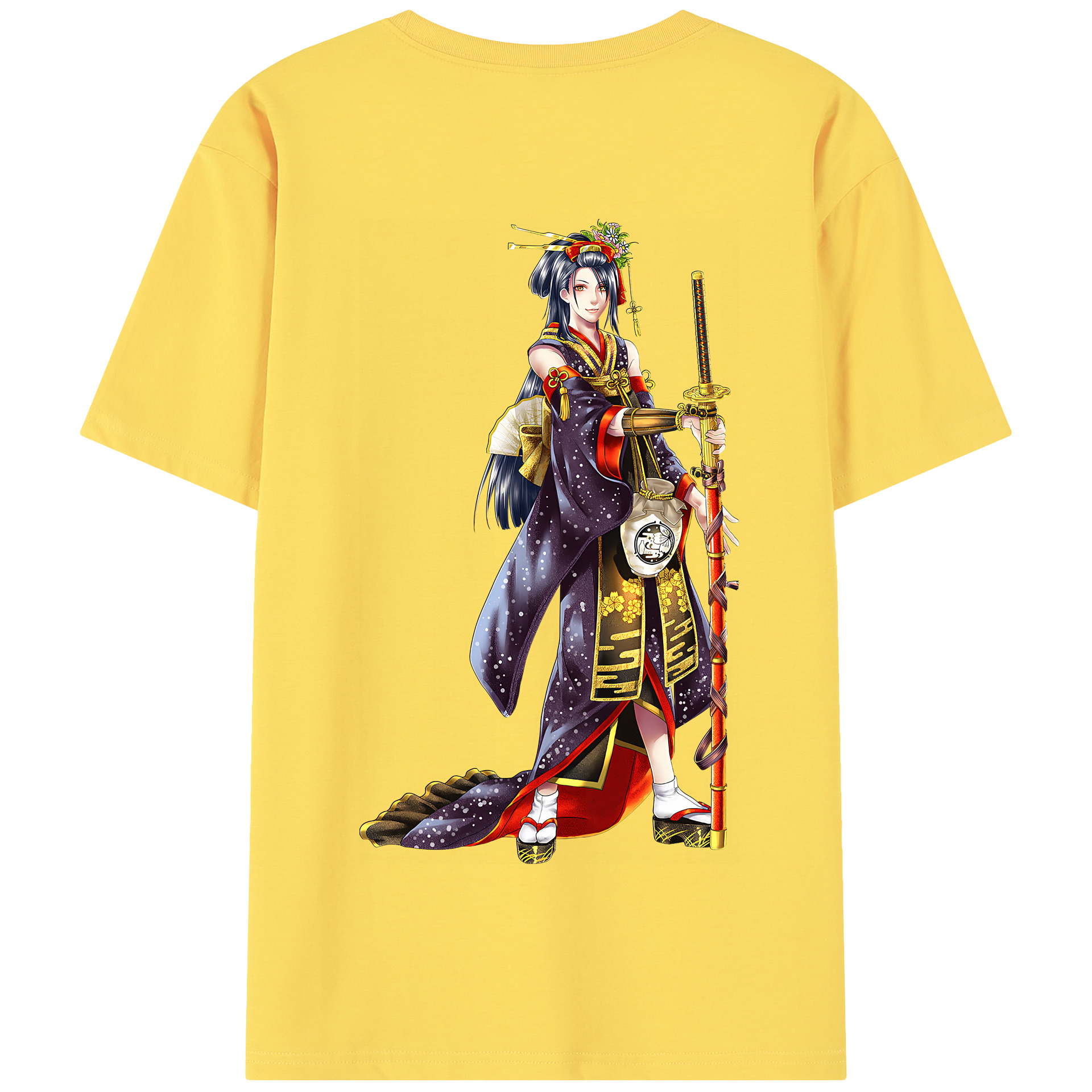 （画像用） 刀剣乱舞 Touken Ranbu 綿100％半袖Tシャツ（背面プリント）