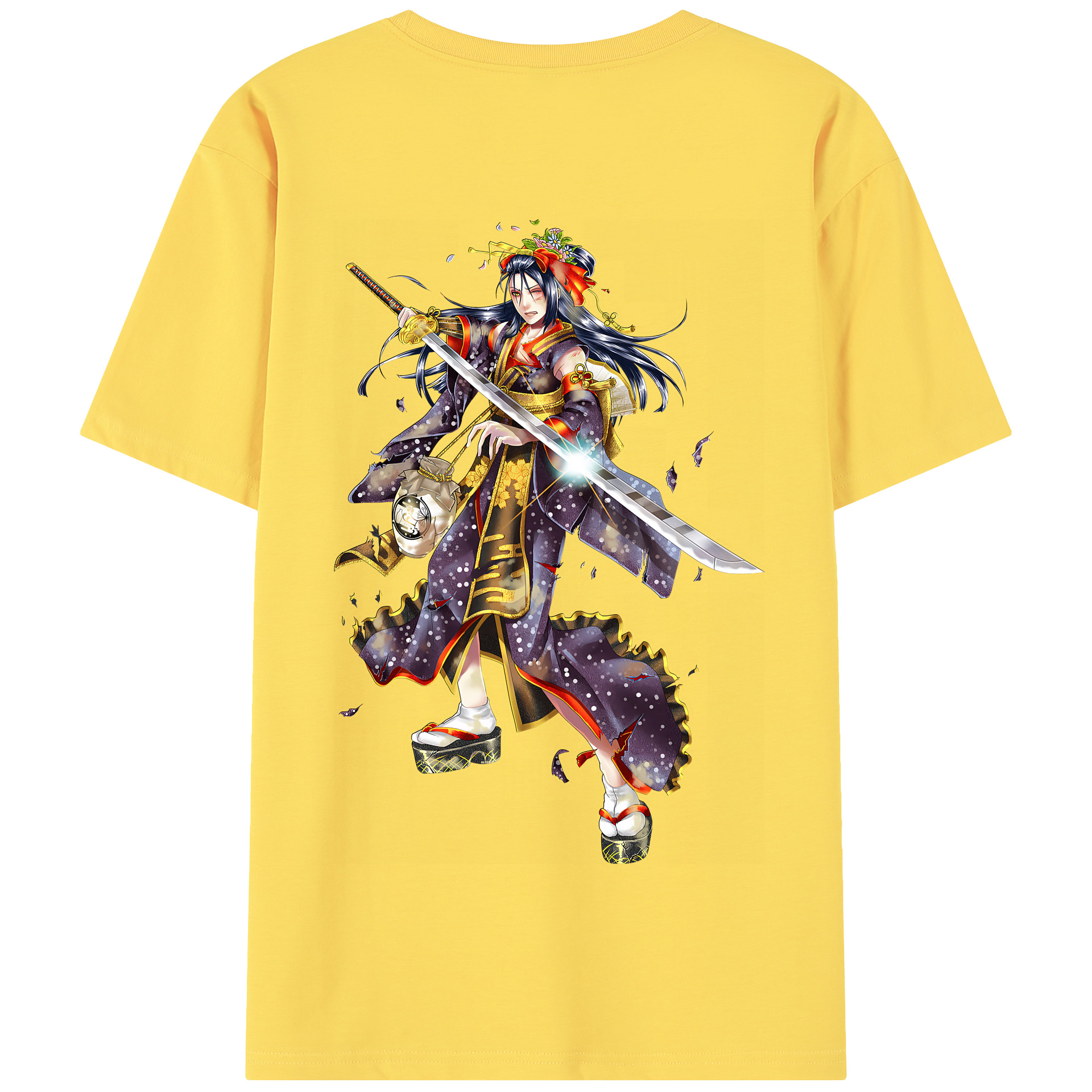 （画像用） 刀剣乱舞 Touken Ranbu 綿100％半袖Tシャツ（背面プリント）