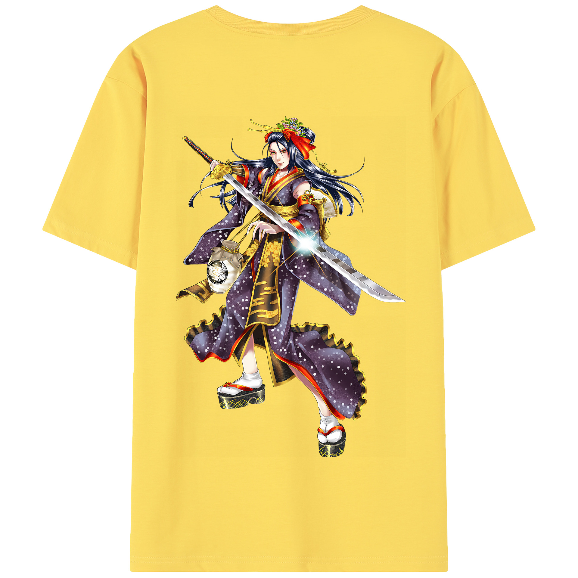 （画像用） 刀剣乱舞 Touken Ranbu 綿100％半袖Tシャツ（背面プリント）