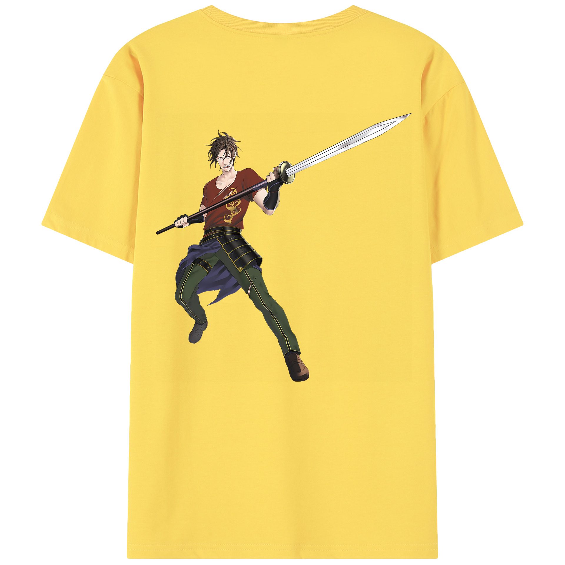 （画像用） 刀剣乱舞 Touken Ranbu 綿100％半袖Tシャツ（背面プリント）