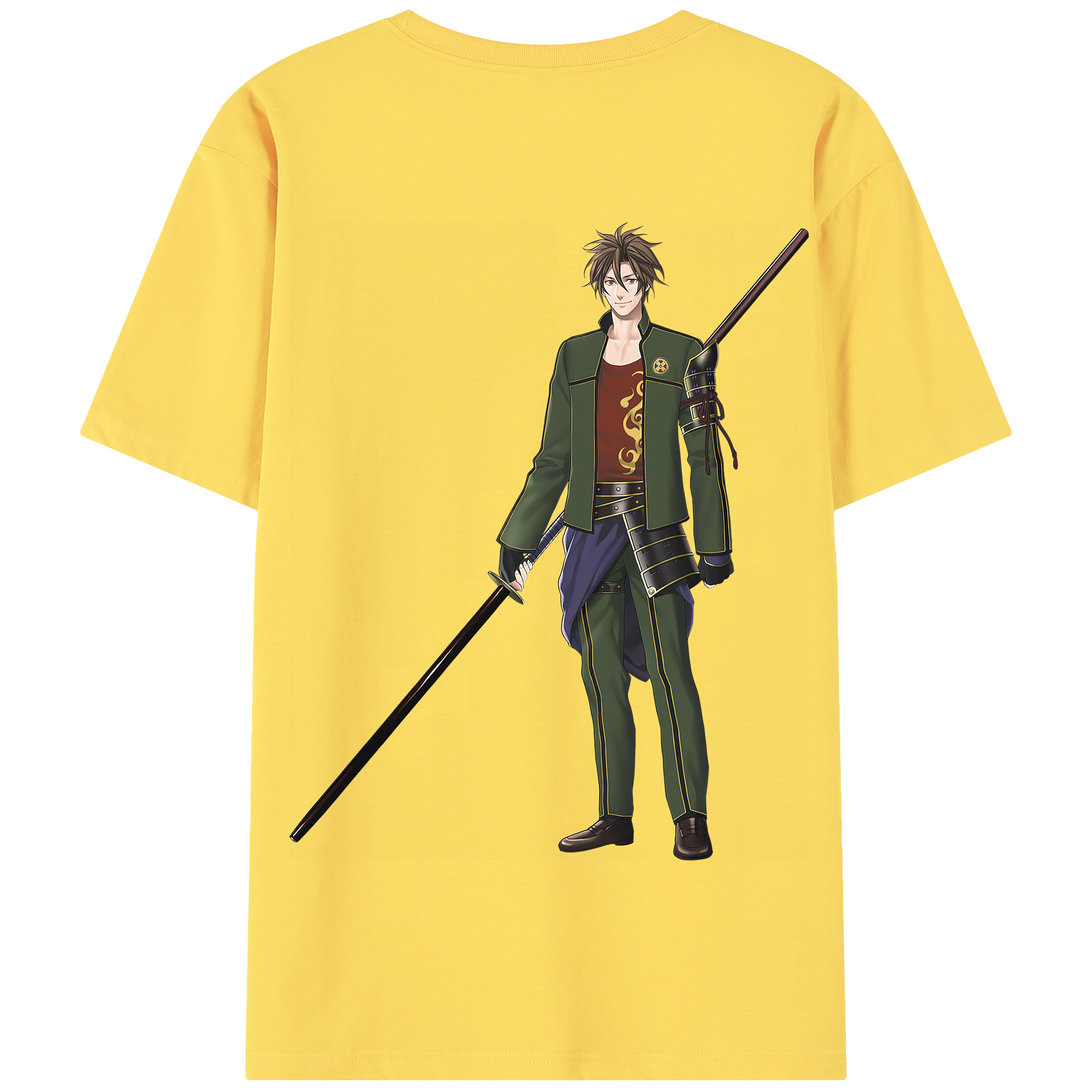 （画像用） 刀剣乱舞 Touken Ranbu 綿100％半袖Tシャツ（背面プリント）