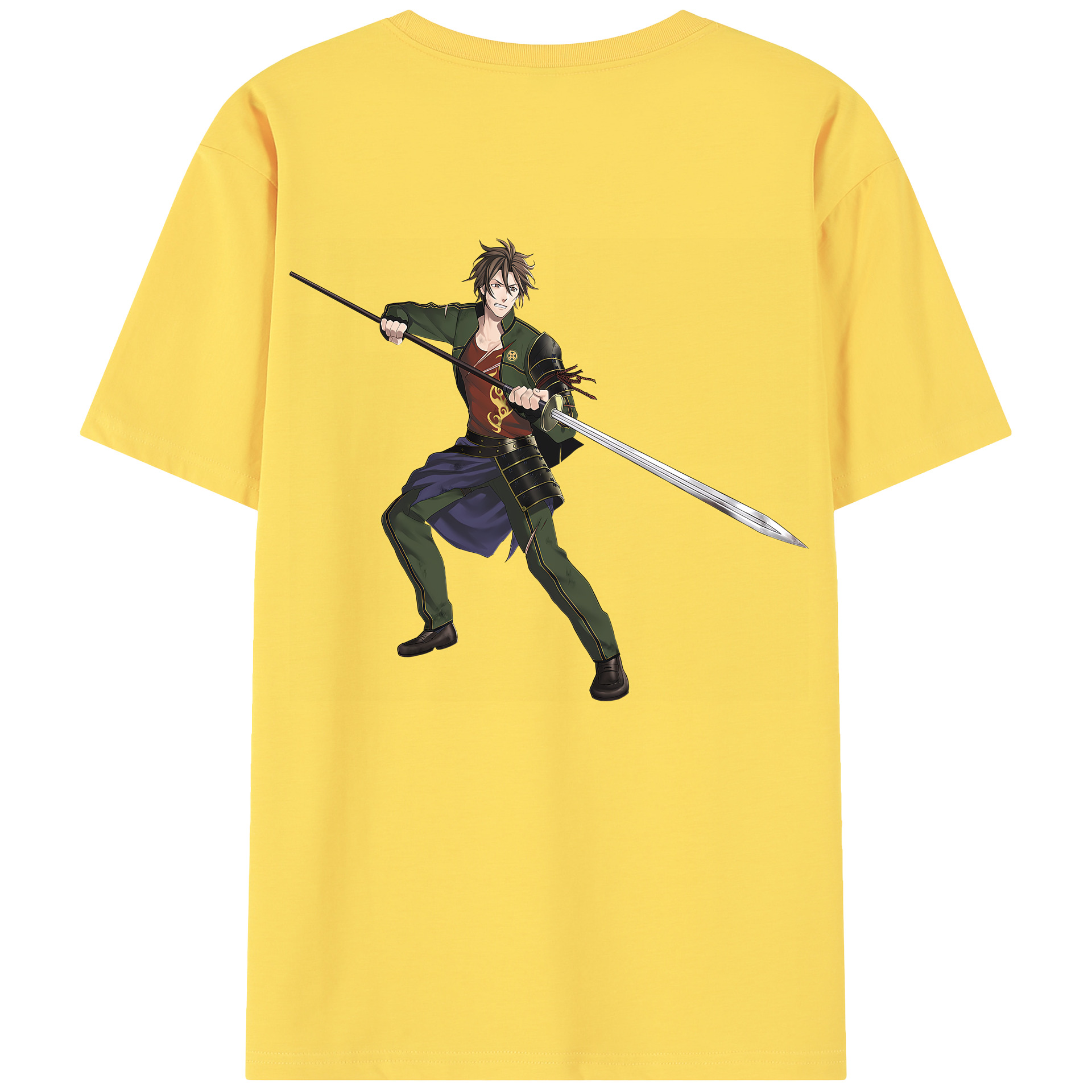 （画像用） 刀剣乱舞 Touken Ranbu 綿100％半袖Tシャツ（背面プリント）
