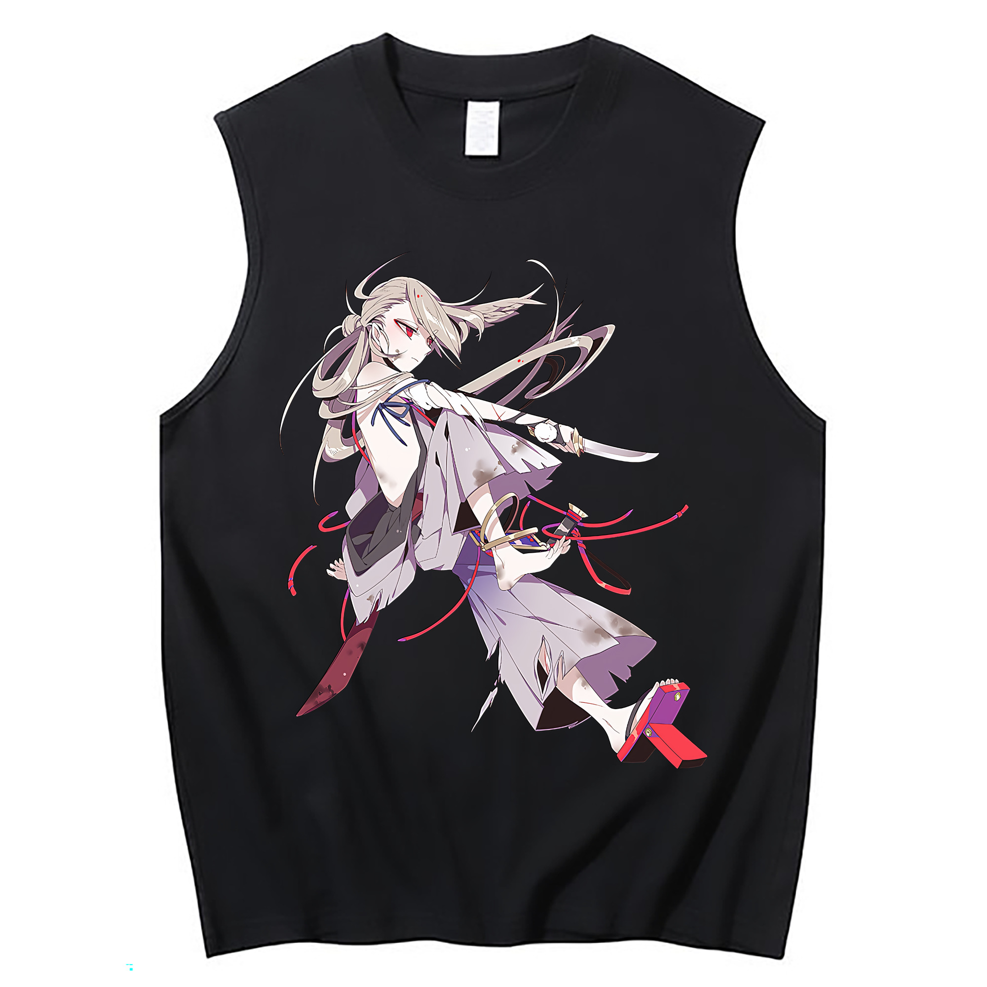 （画像用） 刀剣乱舞 Touken Ranbu コットン100％タンクトップ（フロントプリント）