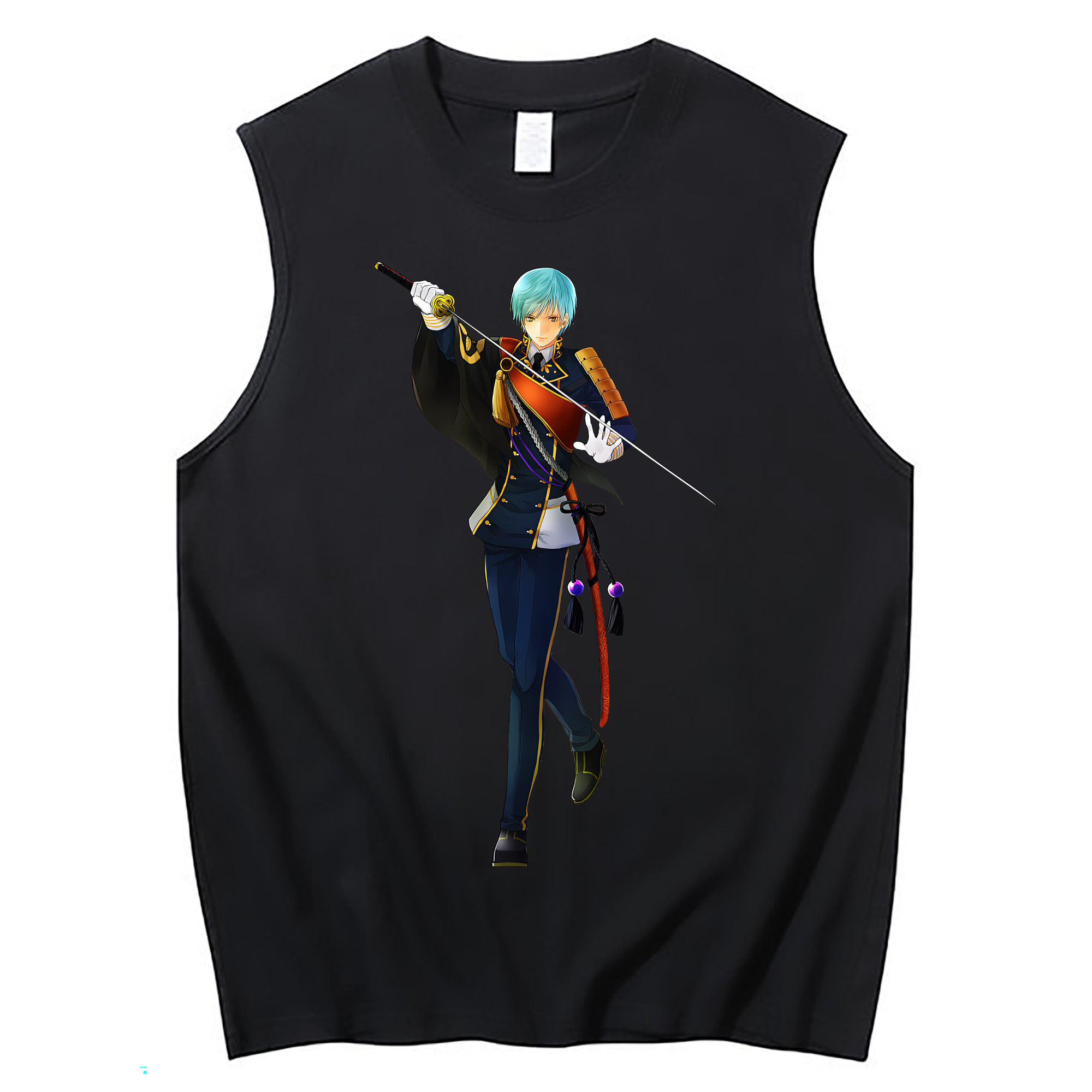 （画像用） 刀剣乱舞 Touken Ranbu コットン100％タンクトップ（フロントプリント）