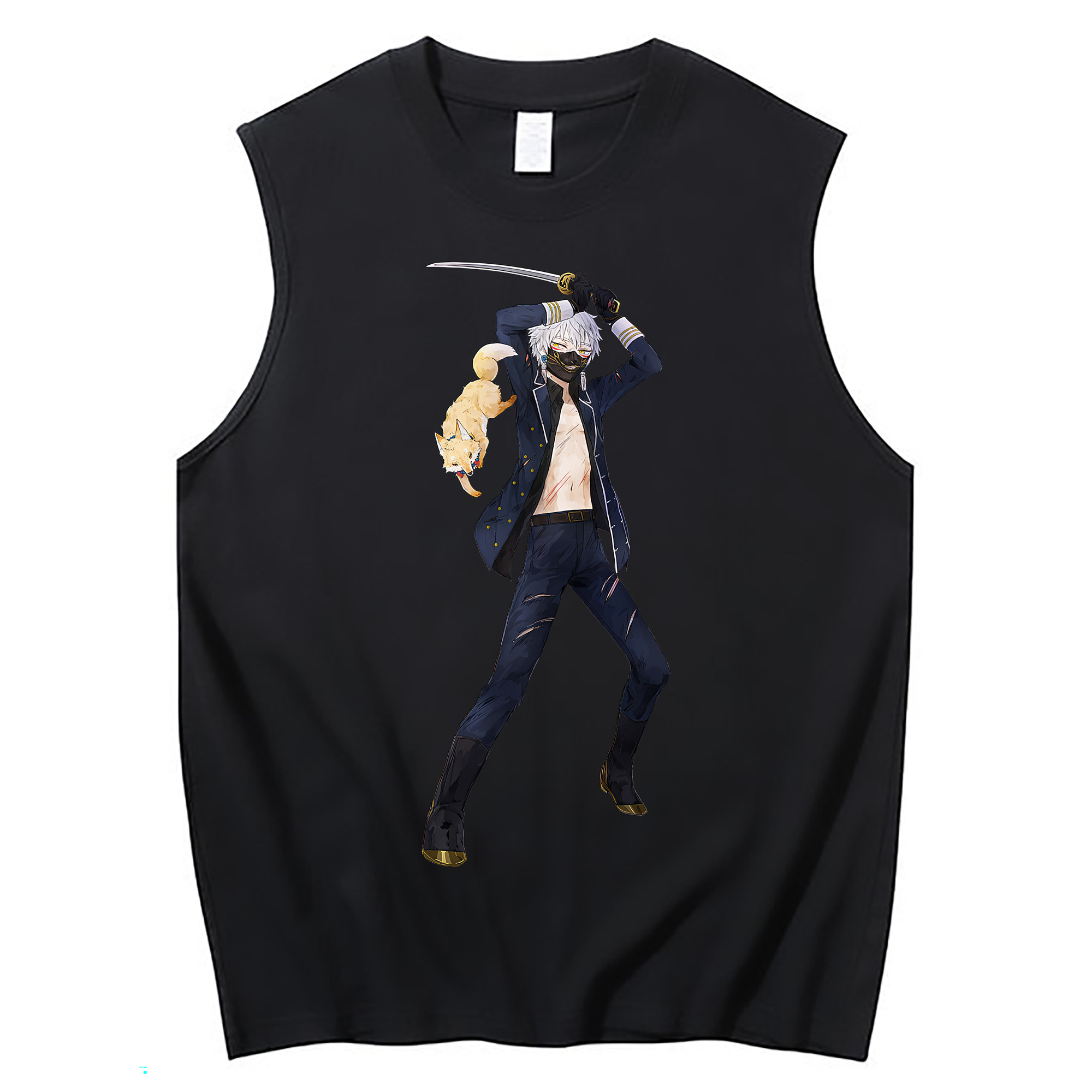 （画像用） 刀剣乱舞 Touken Ranbu コットン100％タンクトップ（フロントプリント）