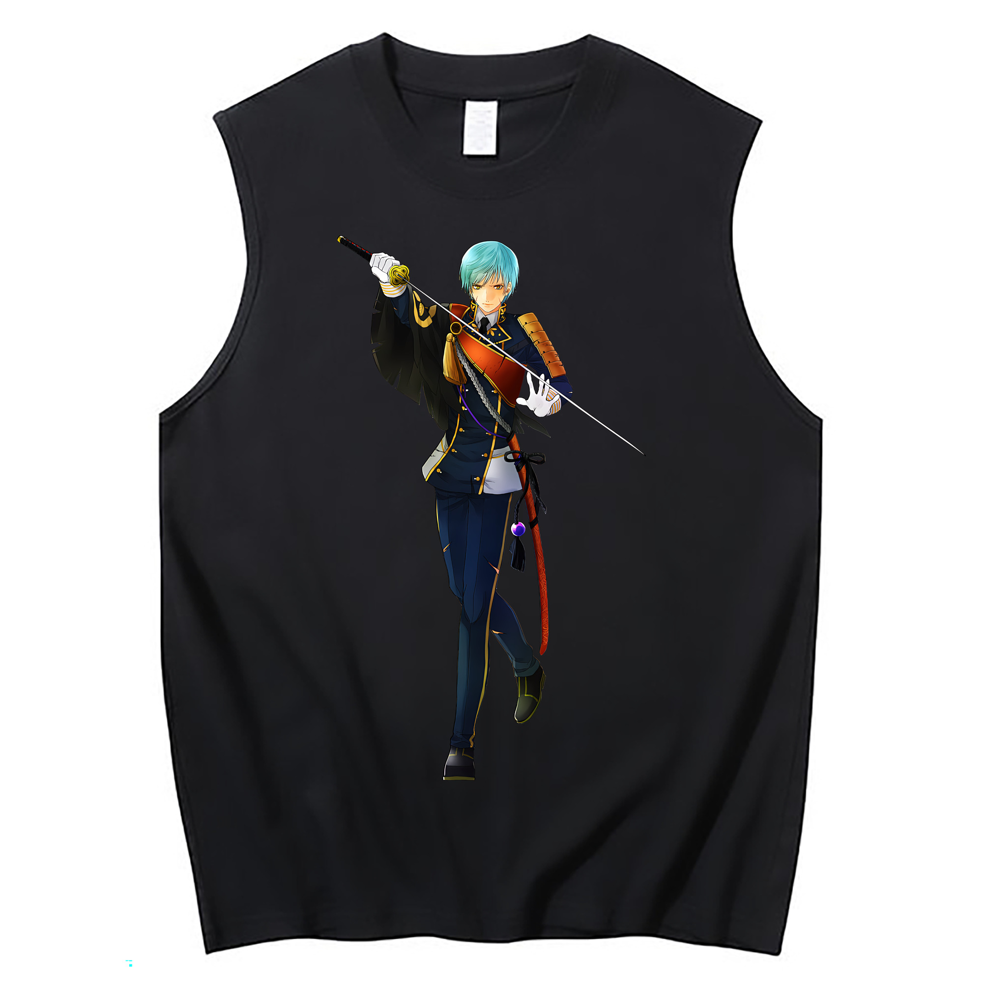 （画像用） 刀剣乱舞 Touken Ranbu コットン100％タンクトップ（フロントプリント）