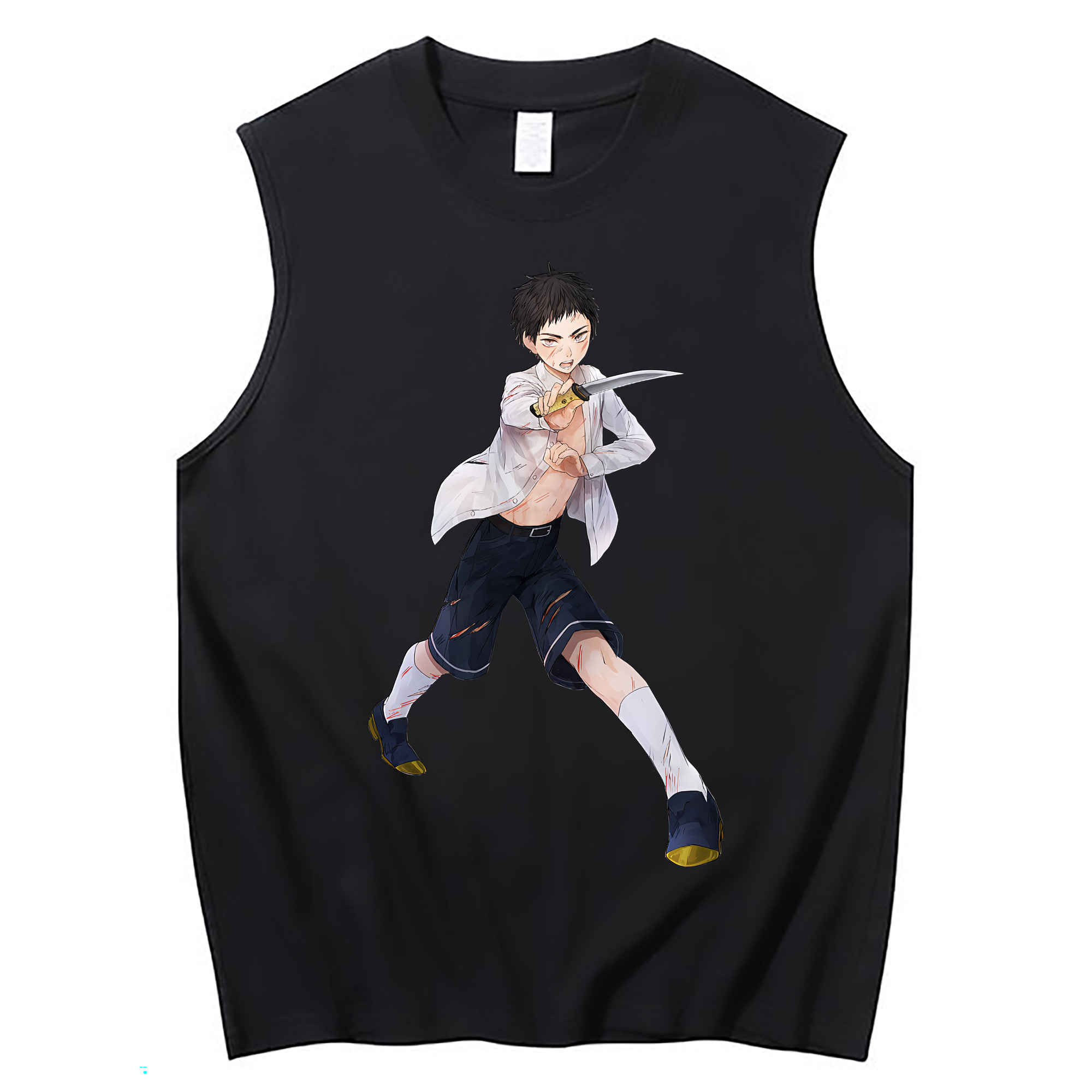 （画像用） 刀剣乱舞 Touken Ranbu コットン100％タンクトップ（フロントプリント）