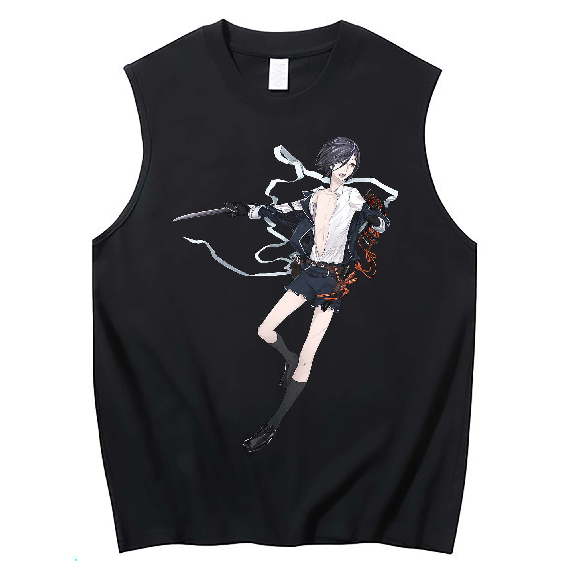 （画像用） 刀剣乱舞 Touken Ranbu コットン100％タンクトップ（フロントプリント）