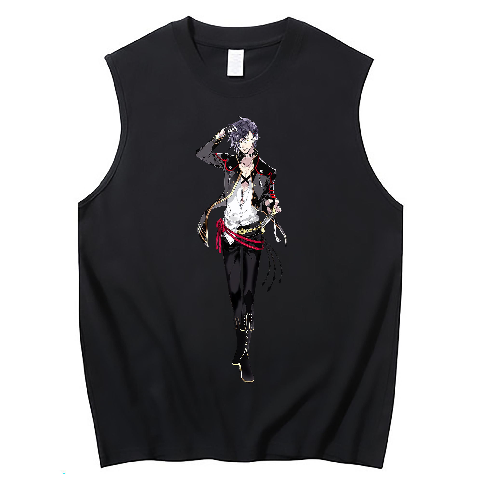 （画像用） 刀剣乱舞 Touken Ranbu コットン100％タンクトップ（フロントプリント）