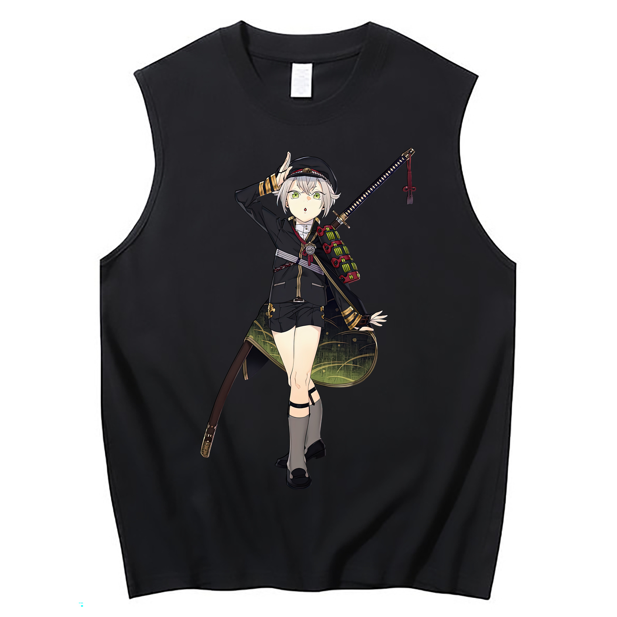 （画像用） 刀剣乱舞 Touken Ranbu コットン100％タンクトップ（フロントプリント）