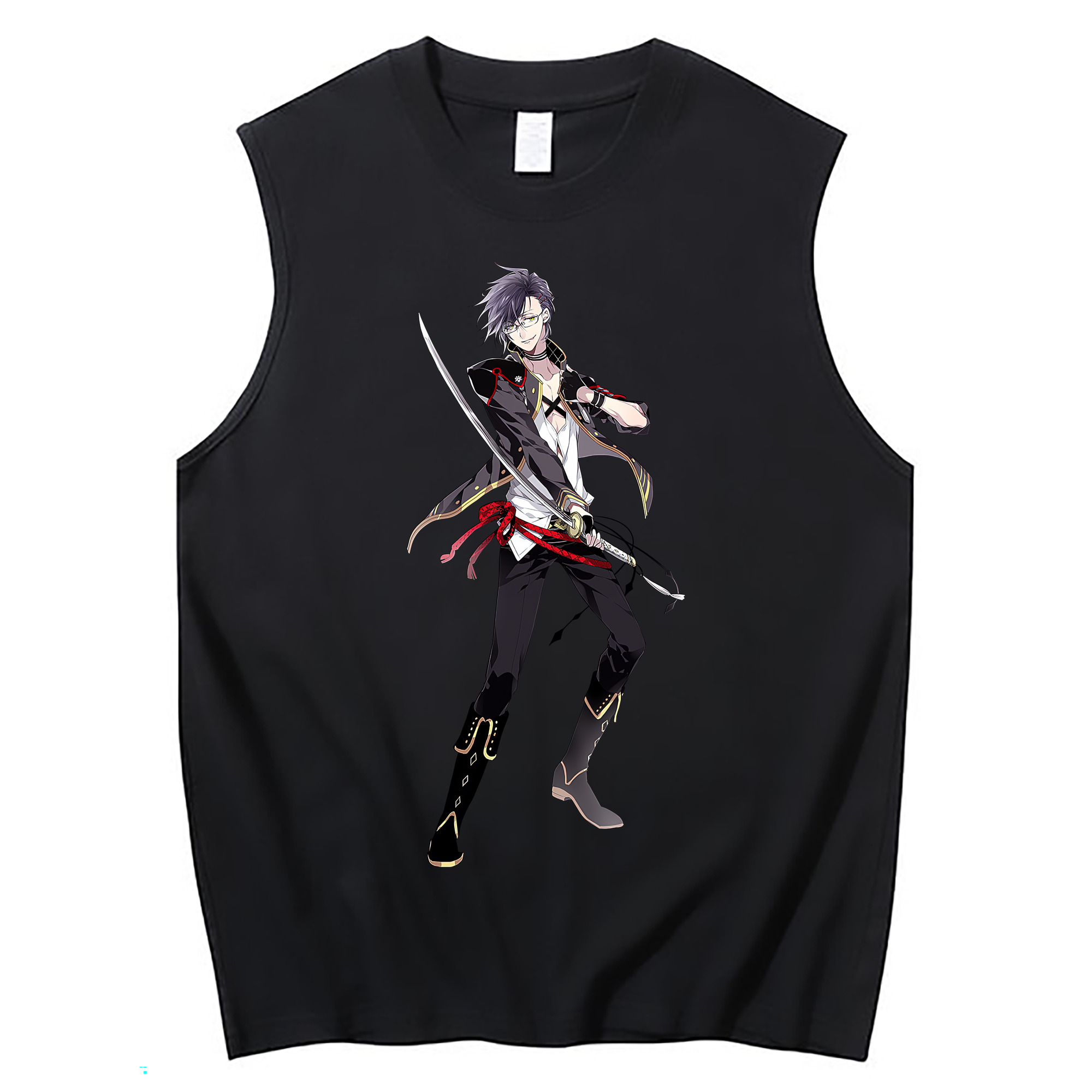 （画像用） 刀剣乱舞 Touken Ranbu コットン100％タンクトップ（フロントプリント）