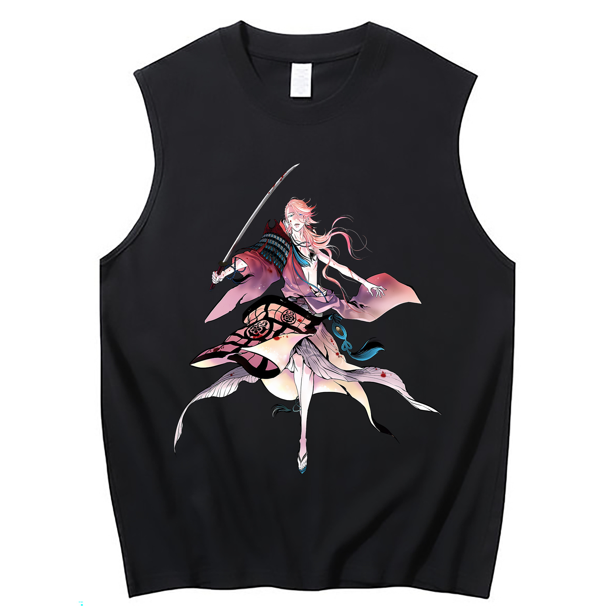 （画像用） 刀剣乱舞 Touken Ranbu コットン100％タンクトップ（フロントプリント）
