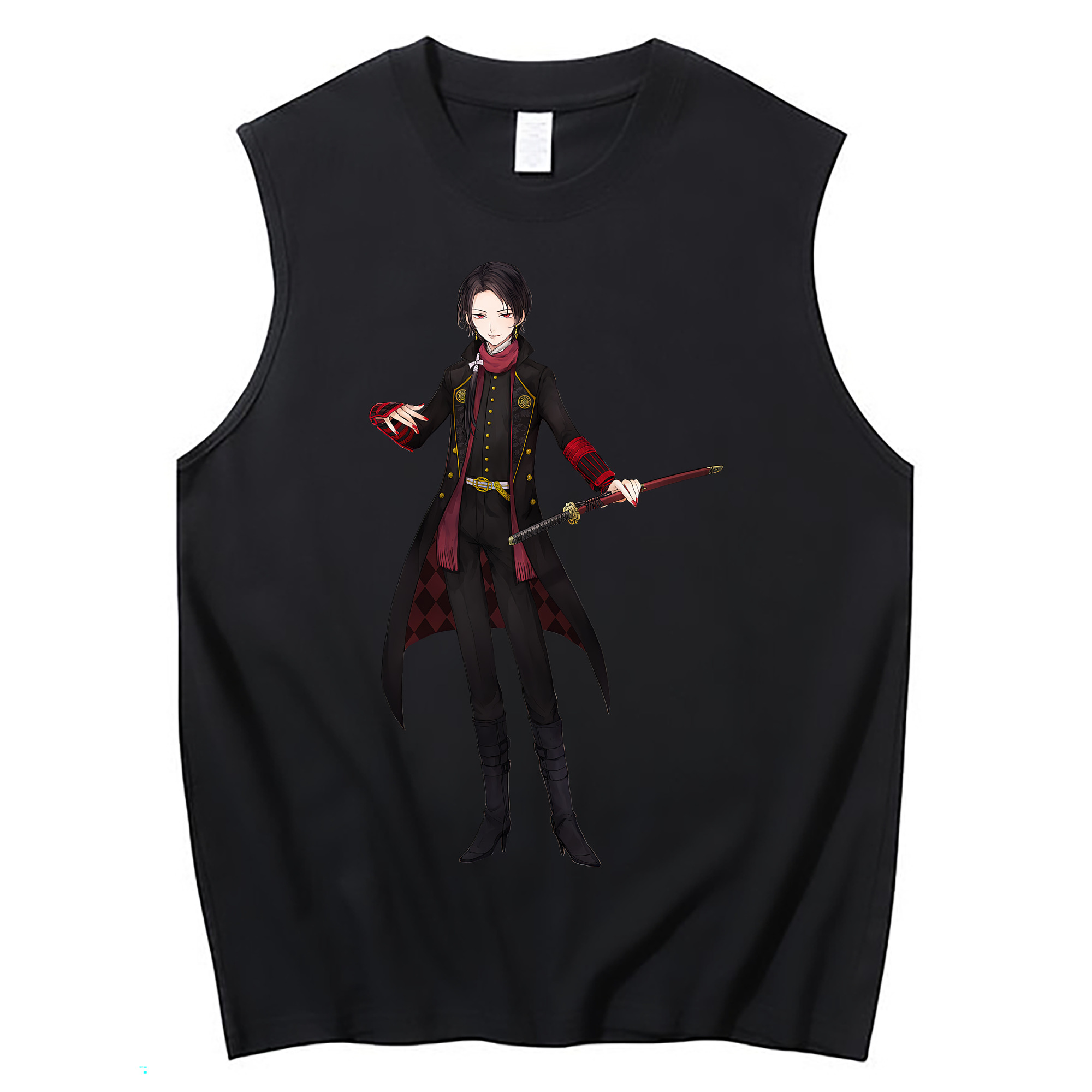 （画像用） 刀剣乱舞 Touken Ranbu コットン100％タンクトップ（フロントプリント）