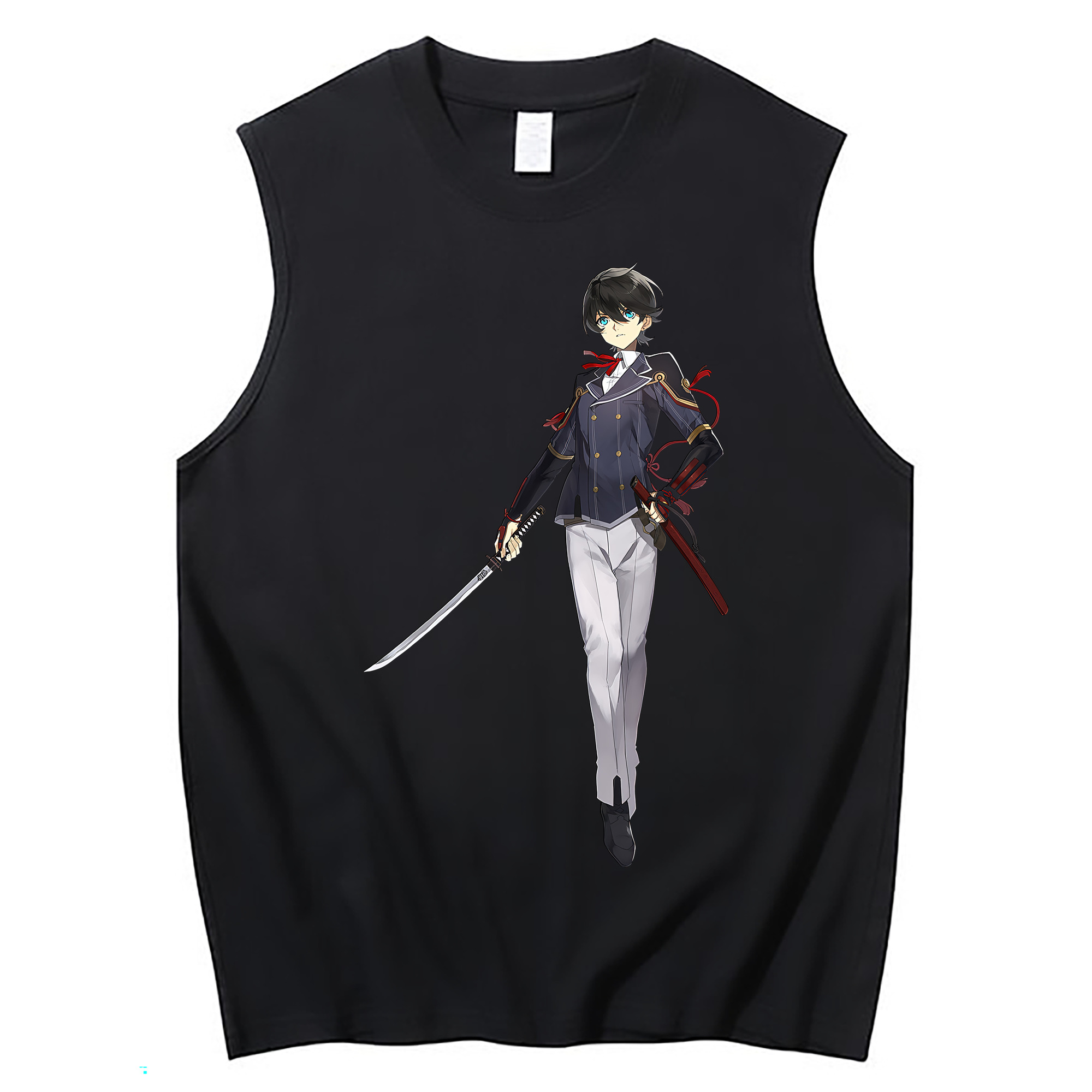（画像用） 刀剣乱舞 Touken Ranbu コットン100％タンクトップ（フロントプリント）