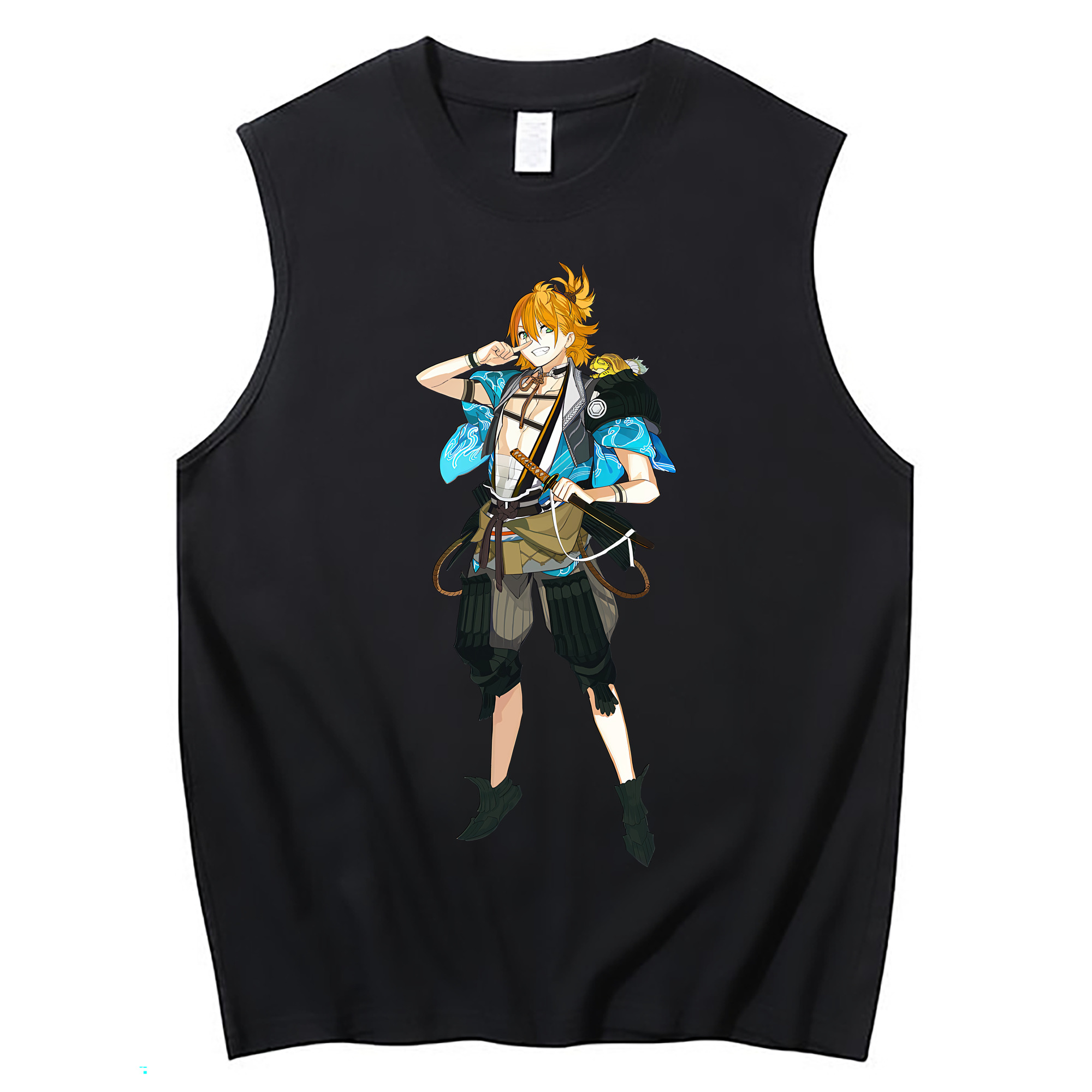 （画像用） 刀剣乱舞 Touken Ranbu コットン100％タンクトップ（フロントプリント）