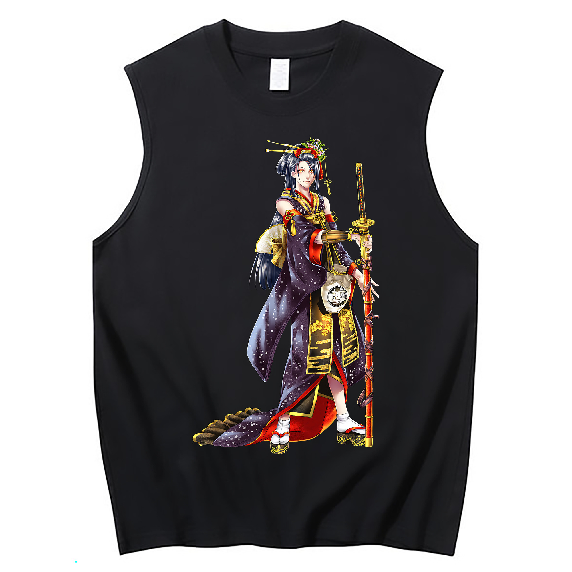 （画像用） 刀剣乱舞 Touken Ranbu コットン100％タンクトップ（フロントプリント）