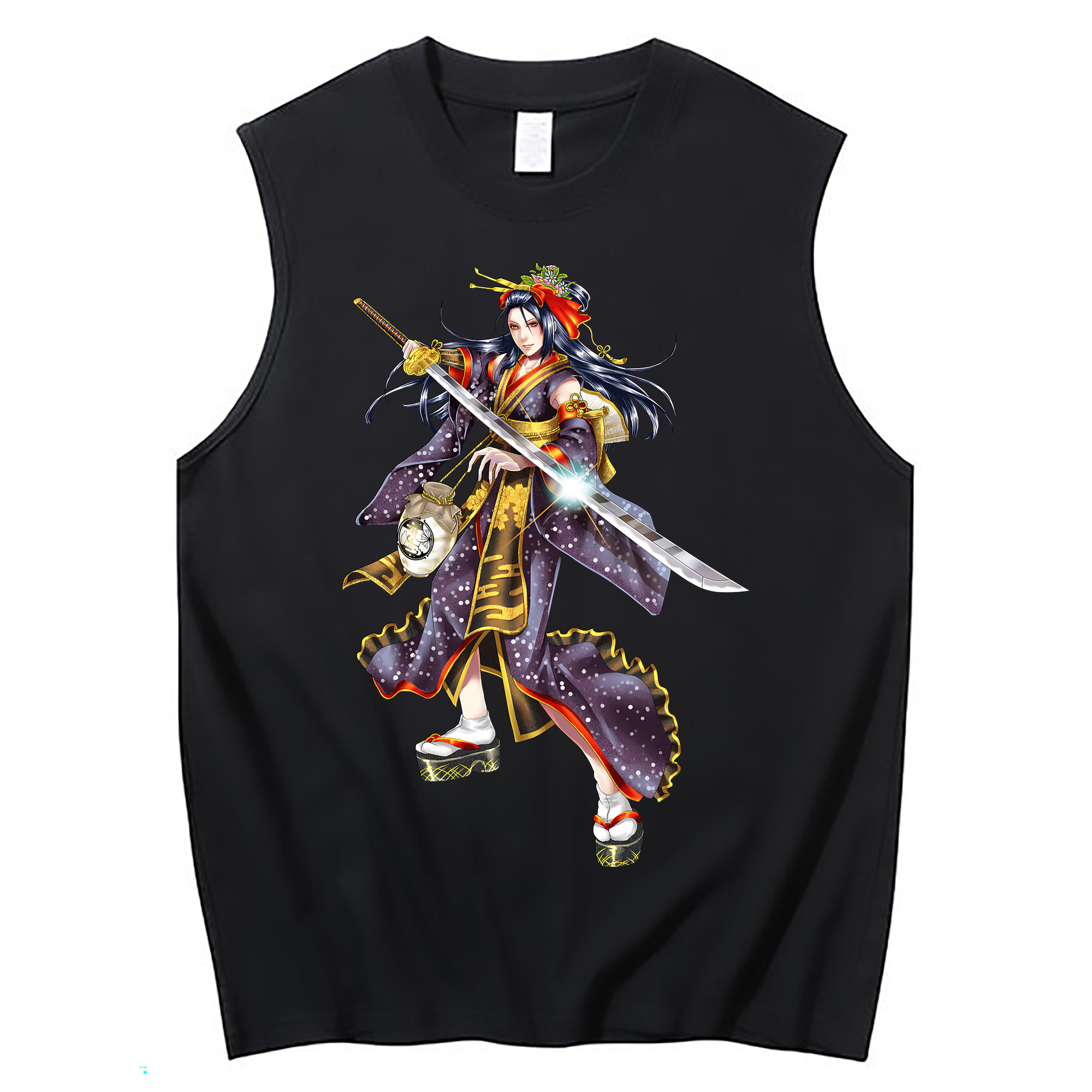 （画像用） 刀剣乱舞 Touken Ranbu コットン100％タンクトップ（フロントプリント）